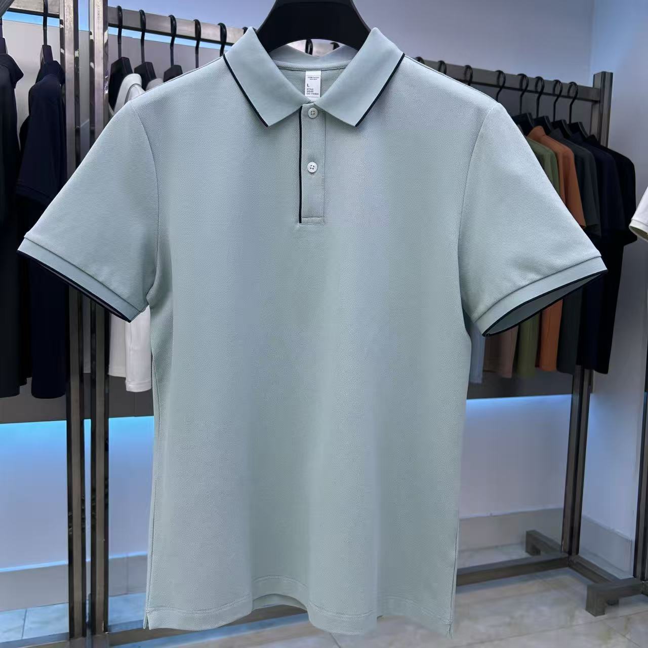 XYD5606  220g weight 64.7%cotton 16.8%polyester fiber 14.8%modal  3.7%spandex  Polo shirt