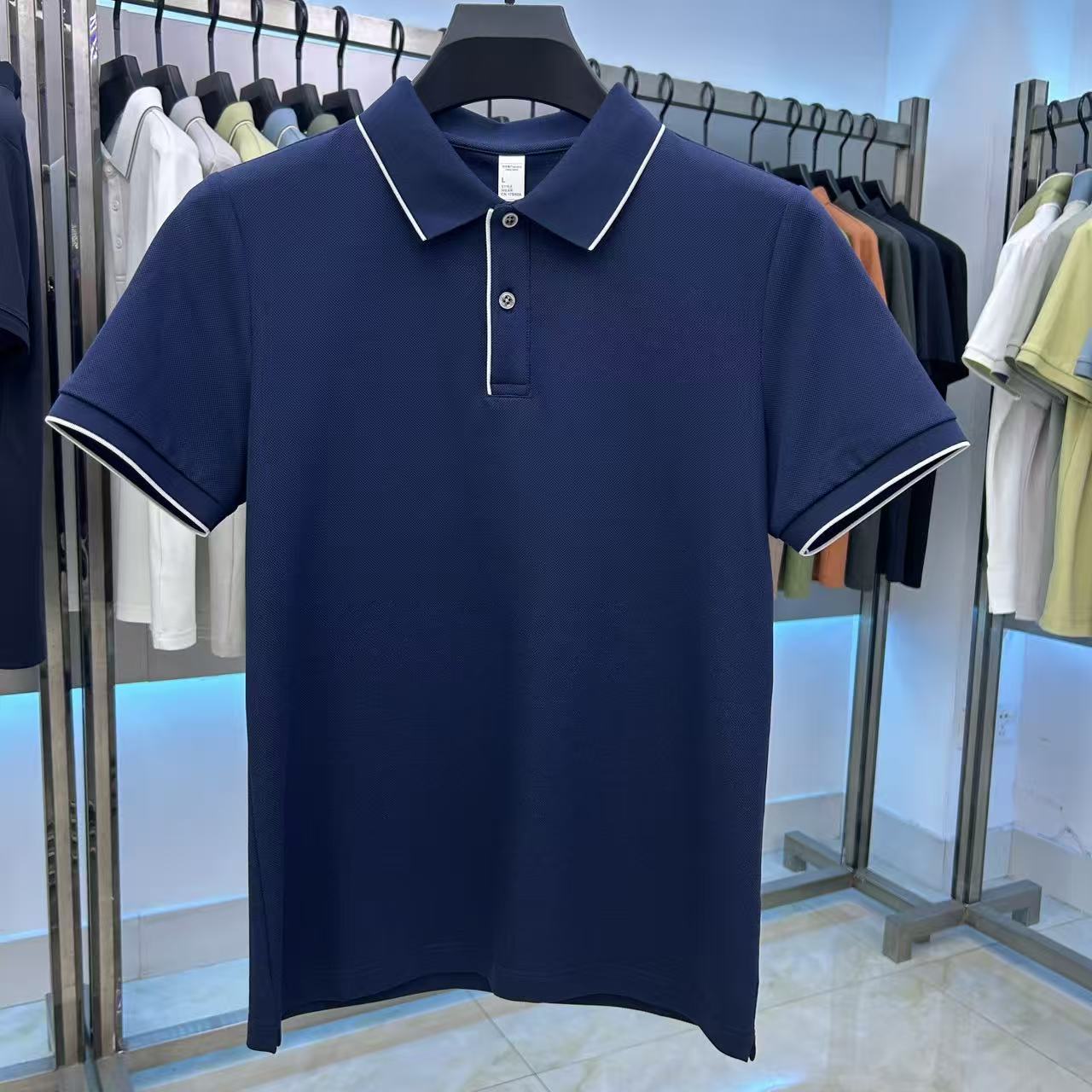 XYD5606  220g weight 64.7%cotton 16.8%polyester fiber 14.8%modal  3.7%spandex  Polo shirt