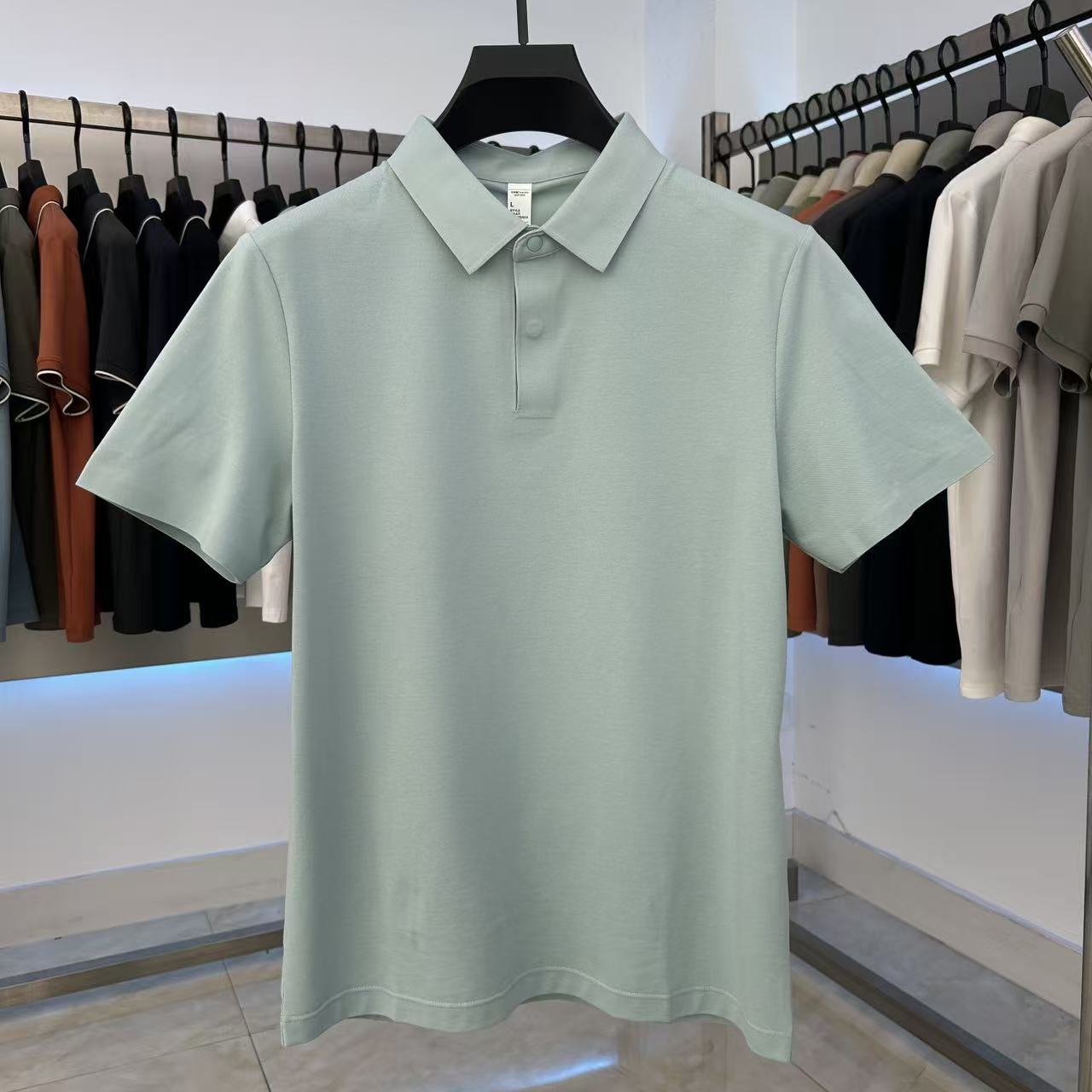XYD5700 210g weight 47.4% Cotton 29.2%polyester fiber 17.5%modal 5.9%spandex  Polo shirt