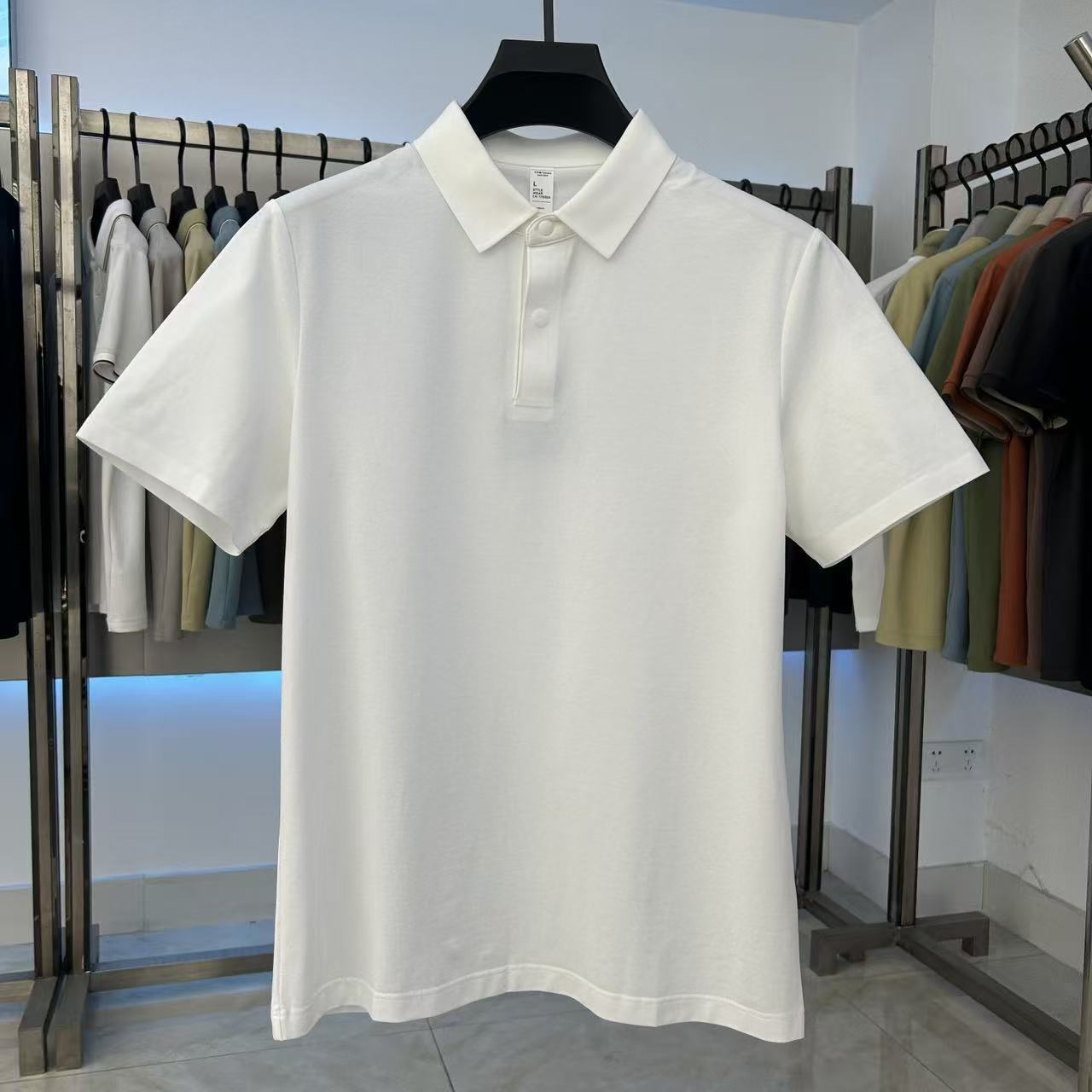 XYD5700 210g weight 47.4% Cotton 29.2%polyester fiber 17.5%modal 5.9%spandex  Polo shirt