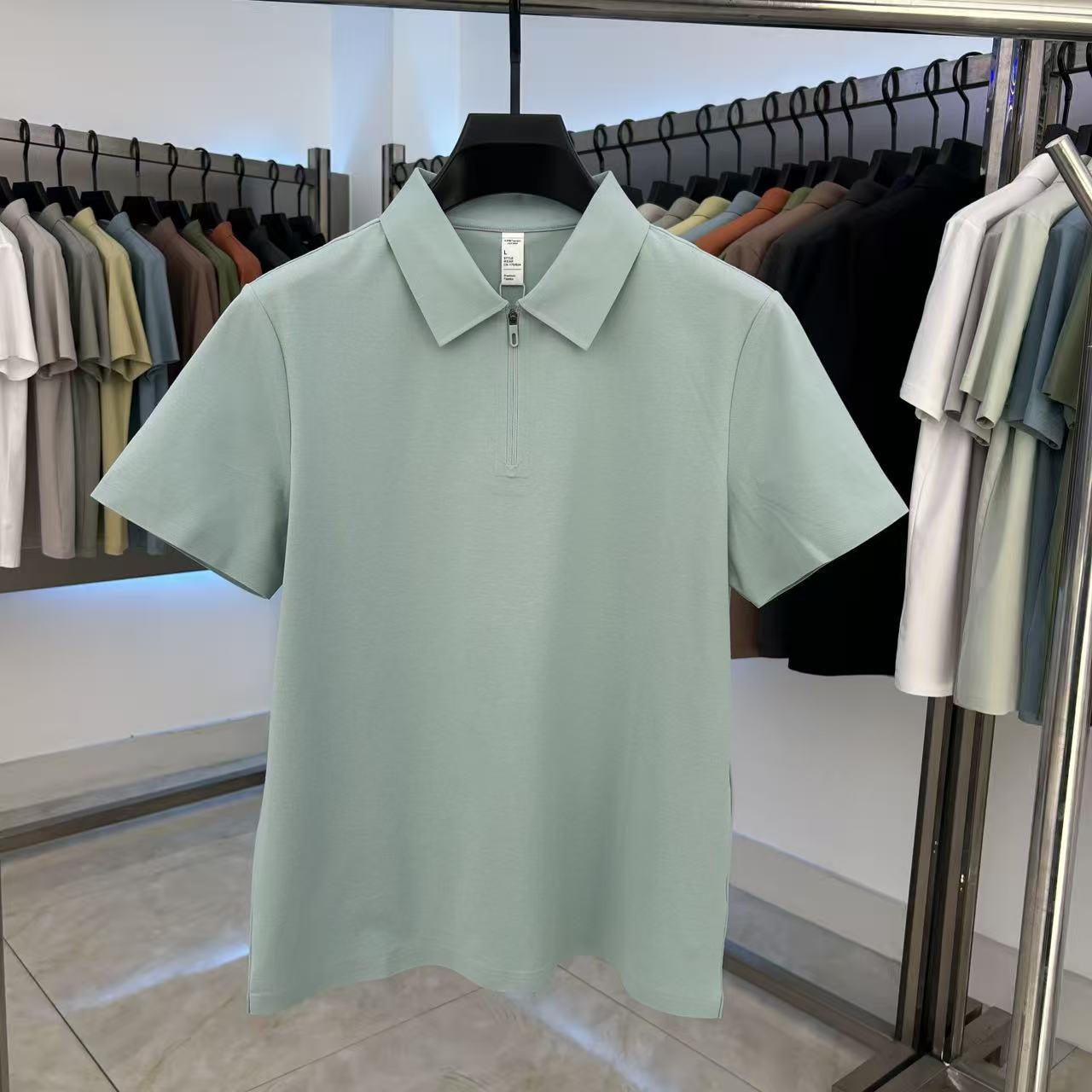 XYD5702 210g weight 47.4% Cotton 29.2%polyester fiber 17.5%modal 5.9%spandex  Polo shirt