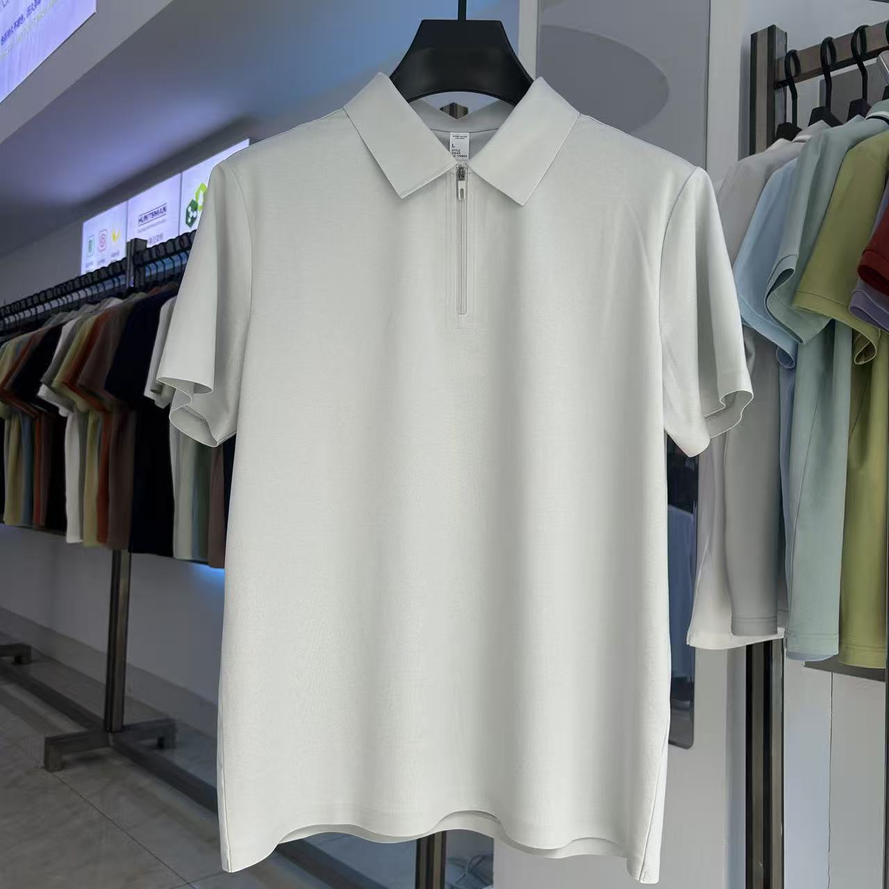 XYD5702 210g weight 47.4% Cotton 29.2%polyester fiber 17.5%modal 5.9%spandex  Polo shirt