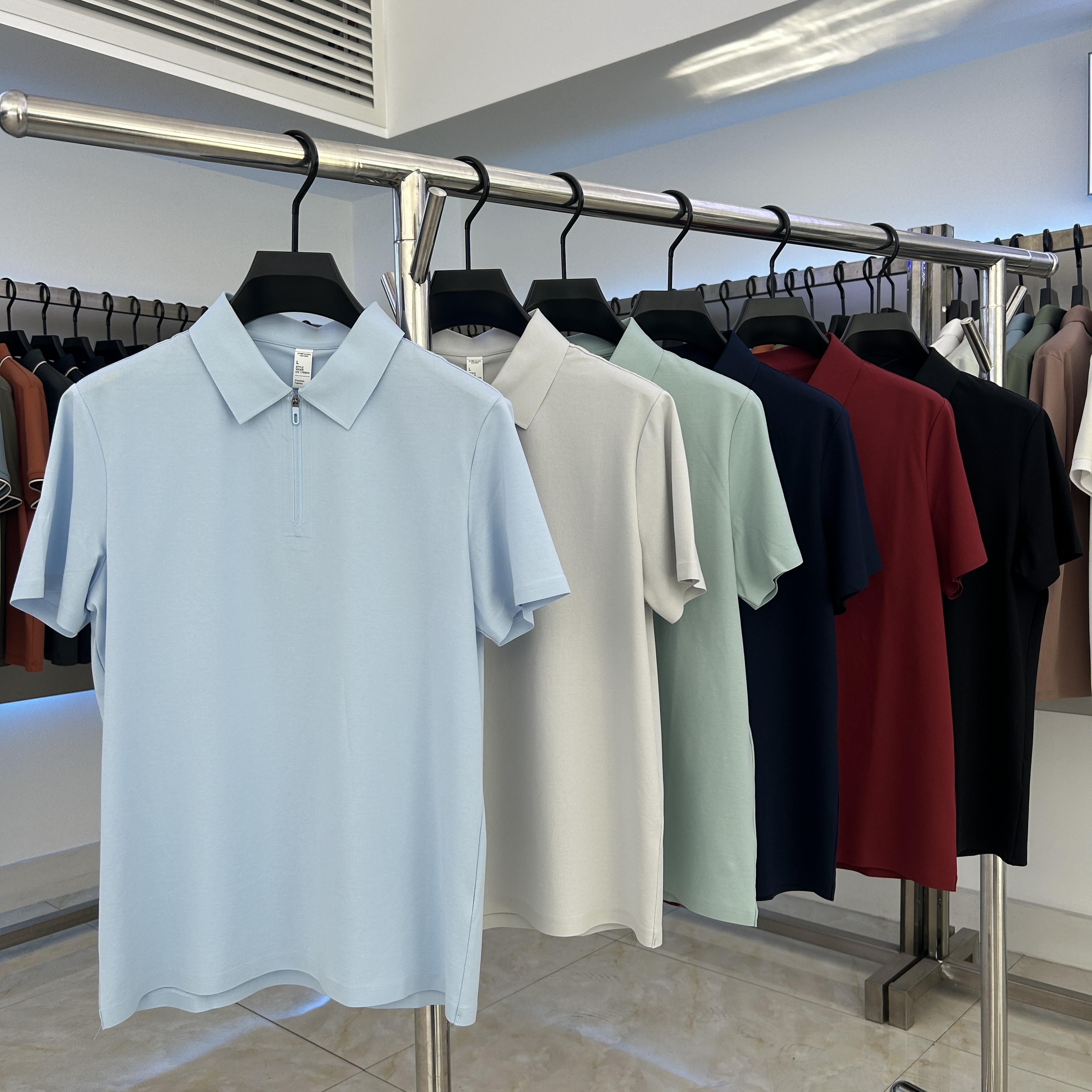 XYD5702 210g weight 47.4% Cotton 29.2%polyester fiber 17.5%modal 5.9%spandex  Polo shirt