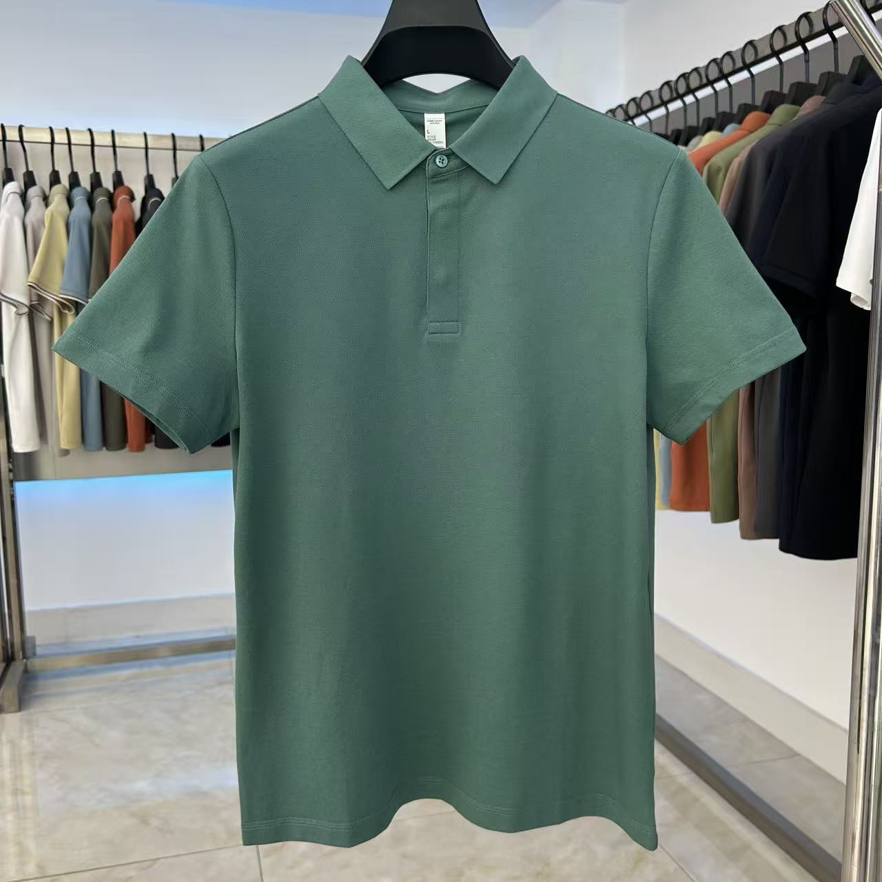 XYD5900 210g weight 63.6%Cotton 22.3%polyester fiber  14.1%modal  Polo shirt