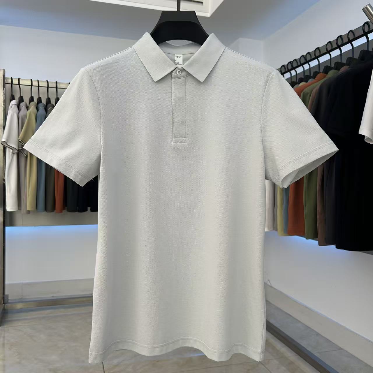XYD5900 210g weight 63.6%Cotton 22.3%polyester fiber  14.1%modal  Polo shirt