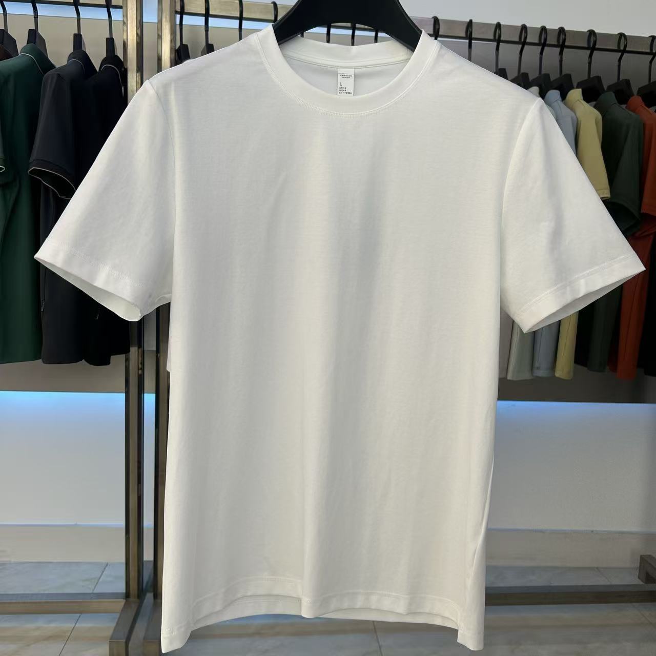 XYD5950 200g weight 89.6%cotton  10.4%spandex   T-shirt