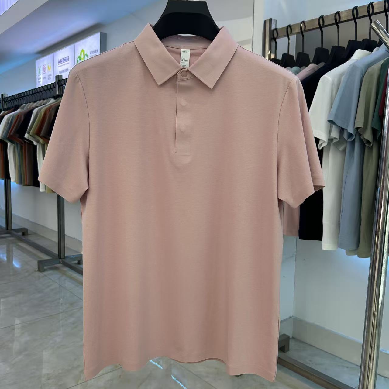 XYD5951 200g weight 89.6%cotton  10.4%spandex  Polo shirt
