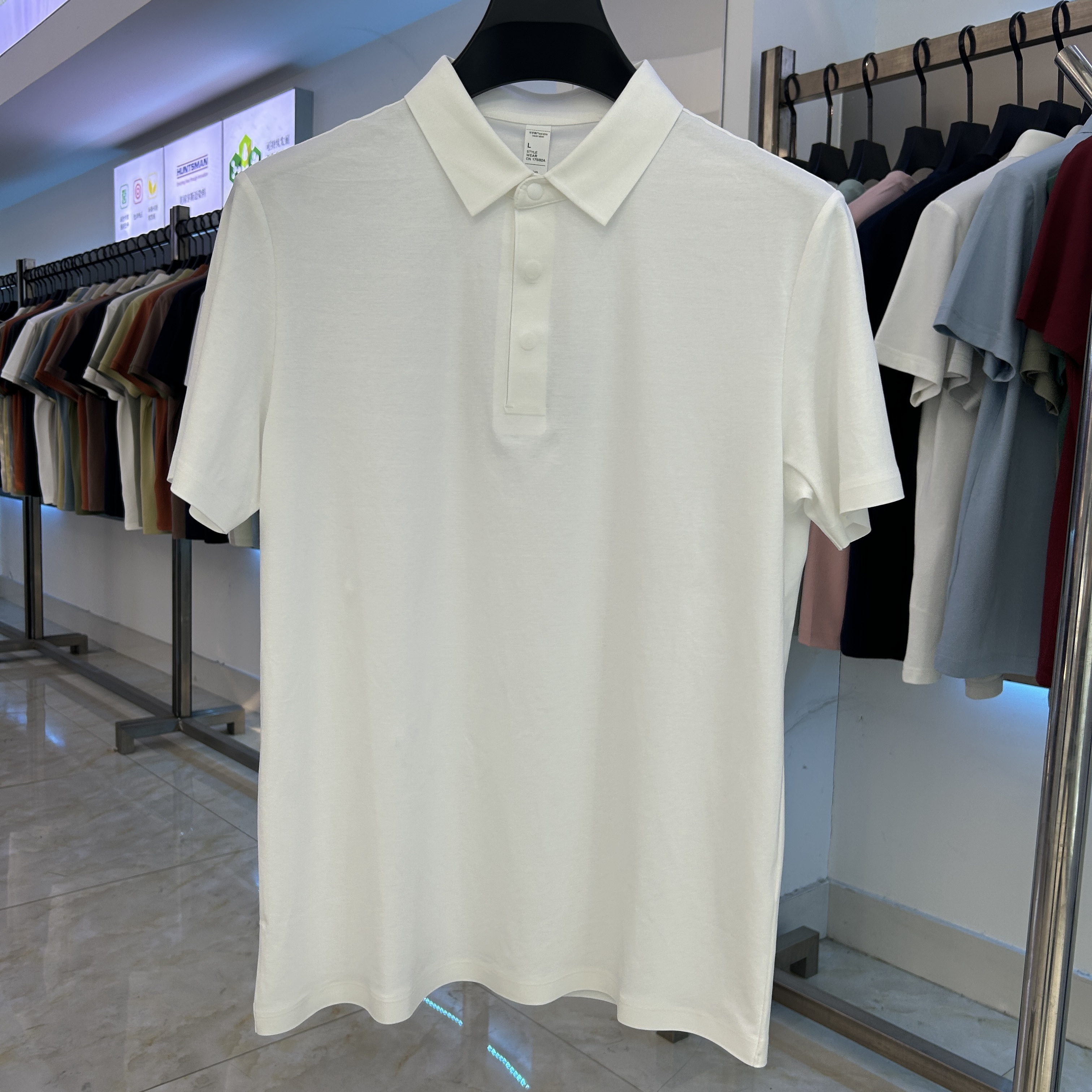 XYD5951 200g weight 89.6%cotton  10.4%spandex  Polo shirt