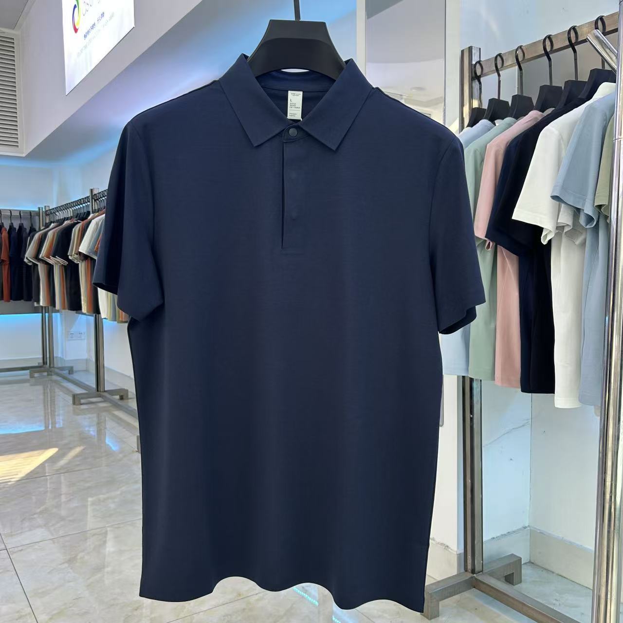 XYD5951 200g weight 89.6%cotton  10.4%spandex  Polo shirt