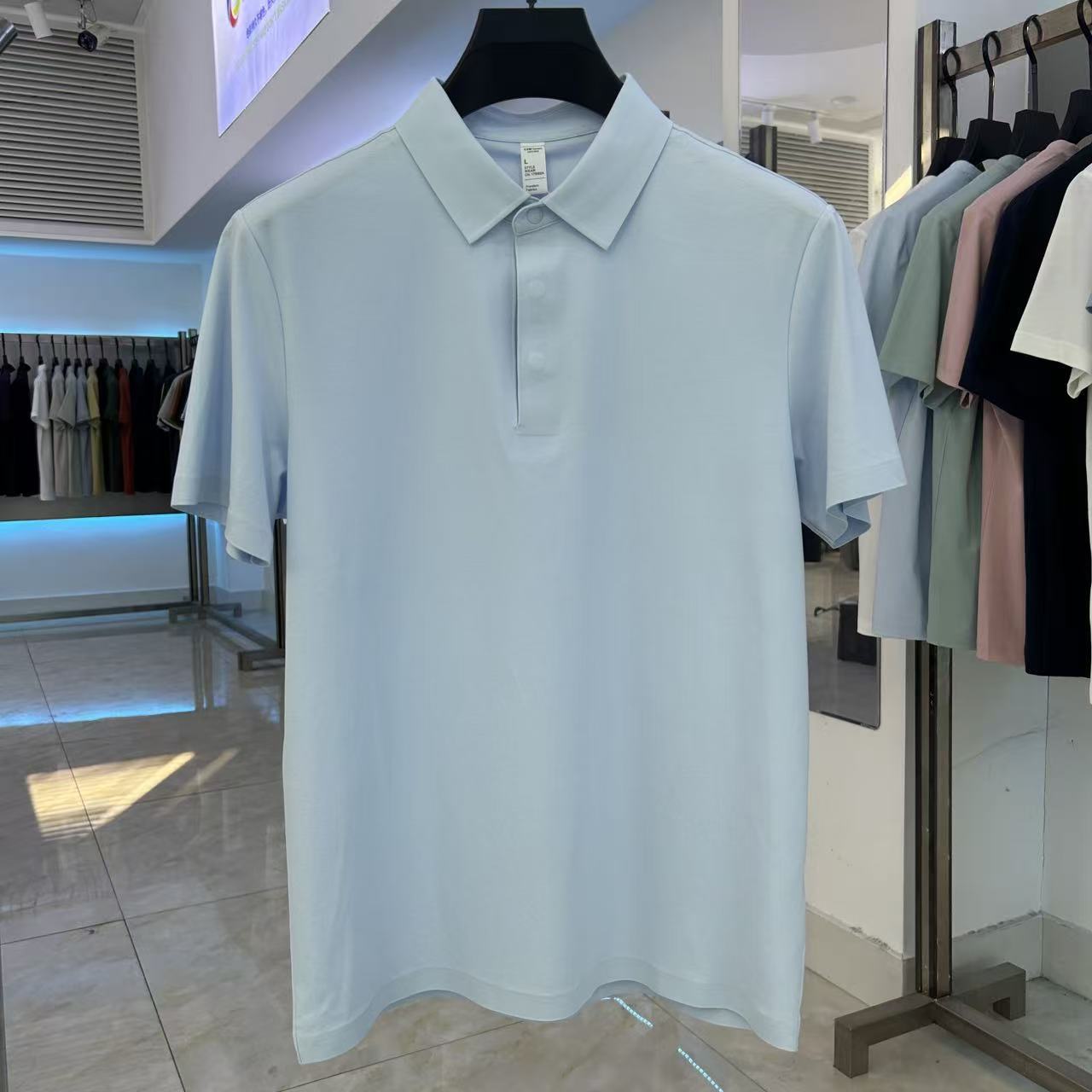 XYD5951 200g weight 89.6%cotton  10.4%spandex  Polo shirt