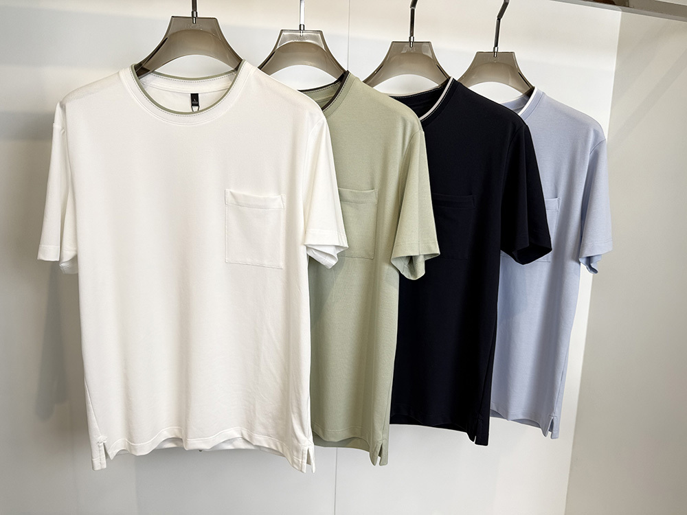 BSW2255  200g weight 69.7%Cotton 26.4% polyester  3.9% fiberspandex  T-shirt