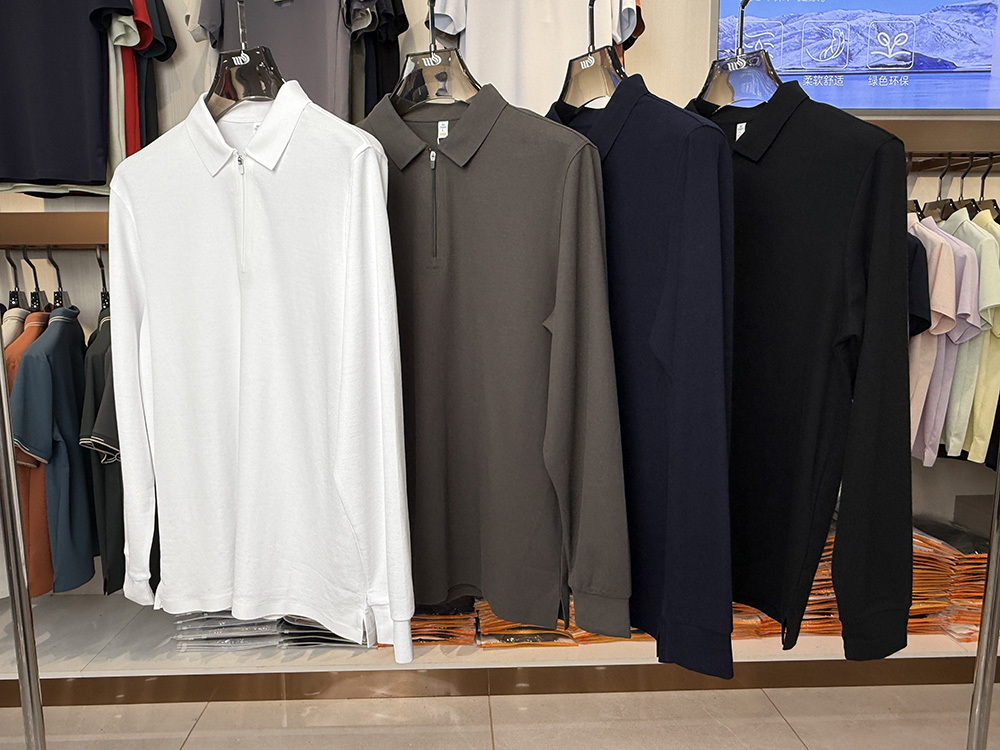 ML88807   73.5%Cotton  26.5%Polyester Polo shirt （少了浅卡其）