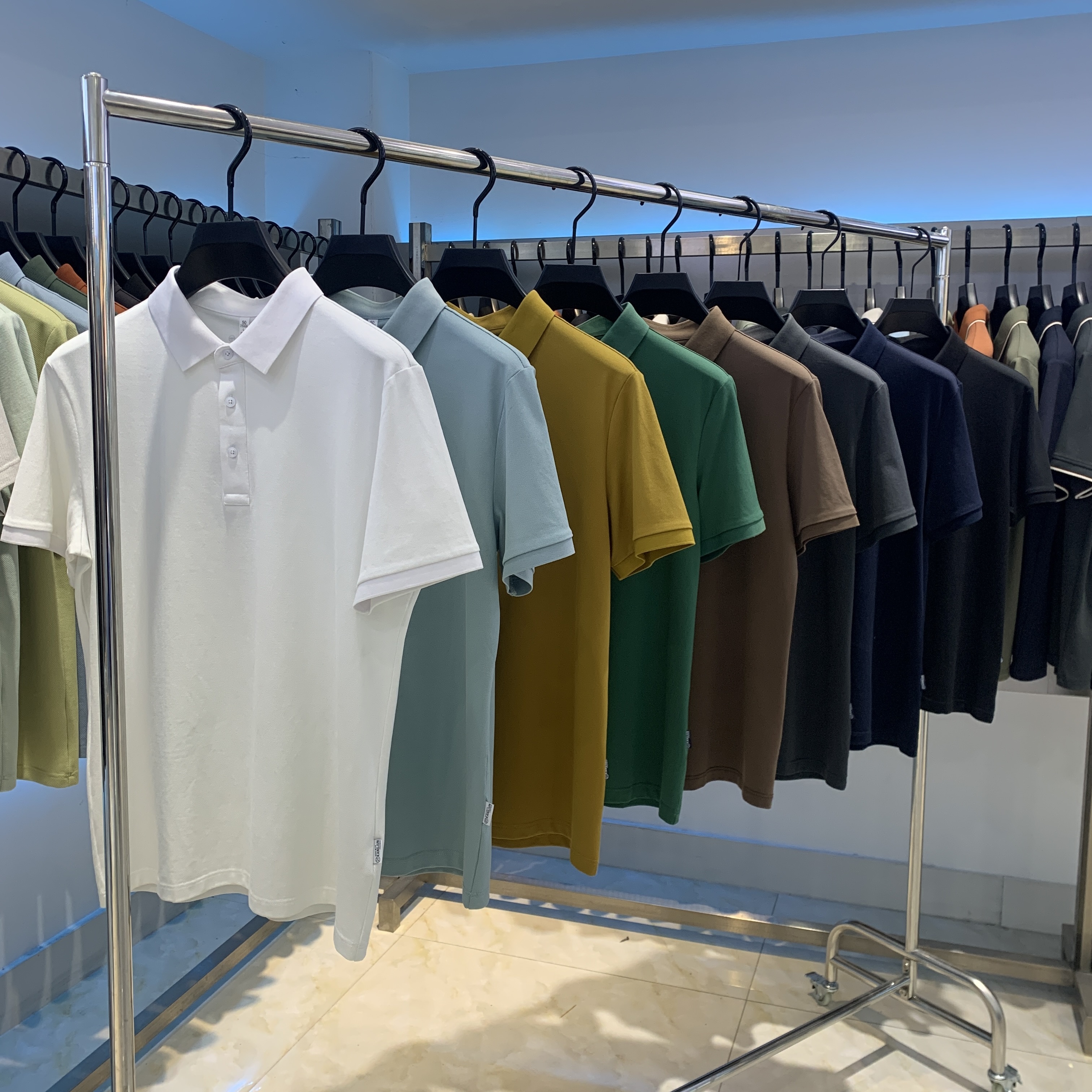 XYD6300 230g weight   97.5%Cotton  2.5%spandex  Polo shirt