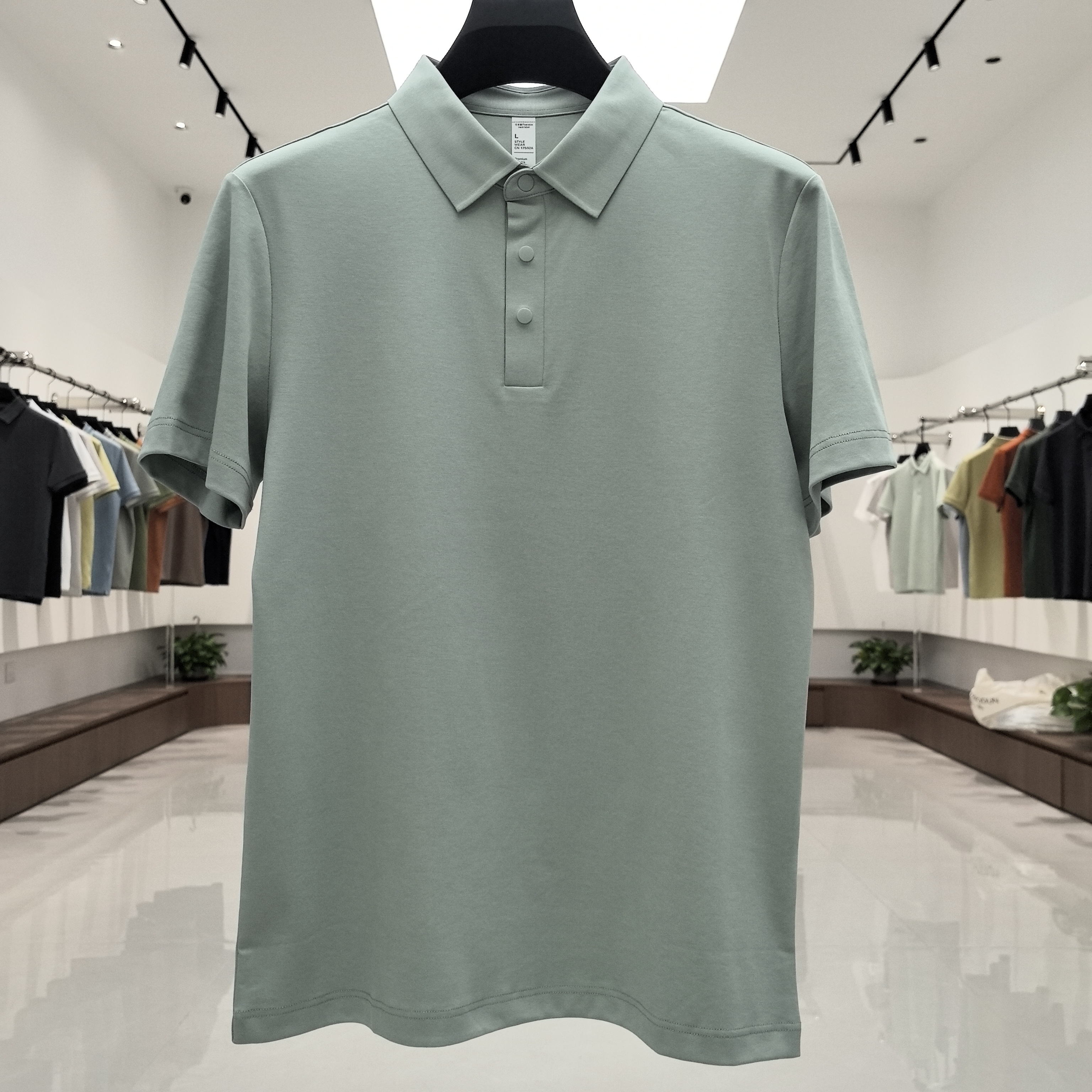 XXD5009  200g weight 73.1%cotton  26.9%polyester fiber  Polo shirt