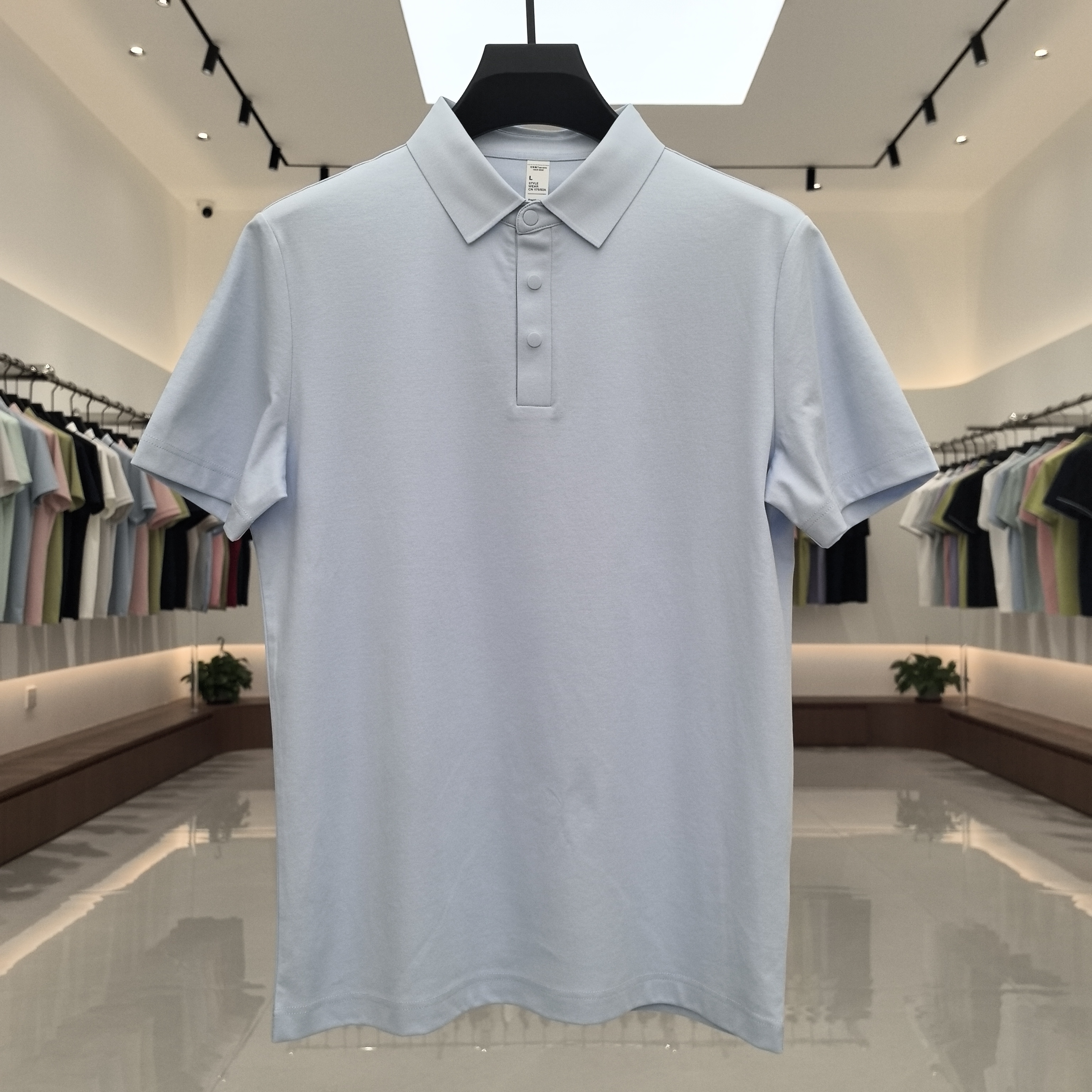 XXD5009  200g weight 73.1%cotton  26.9%polyester fiber  Polo shirt