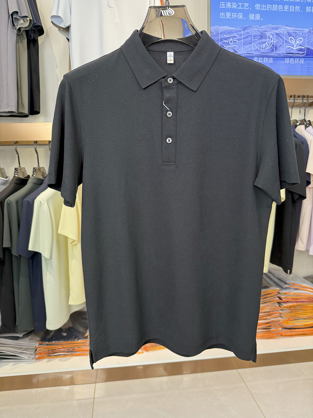 ML8808 230g weight  73.5%Cotton 26.5%Solona Sorona Cotton Double Pique Polo shirt （少了浅蓝色单色图）