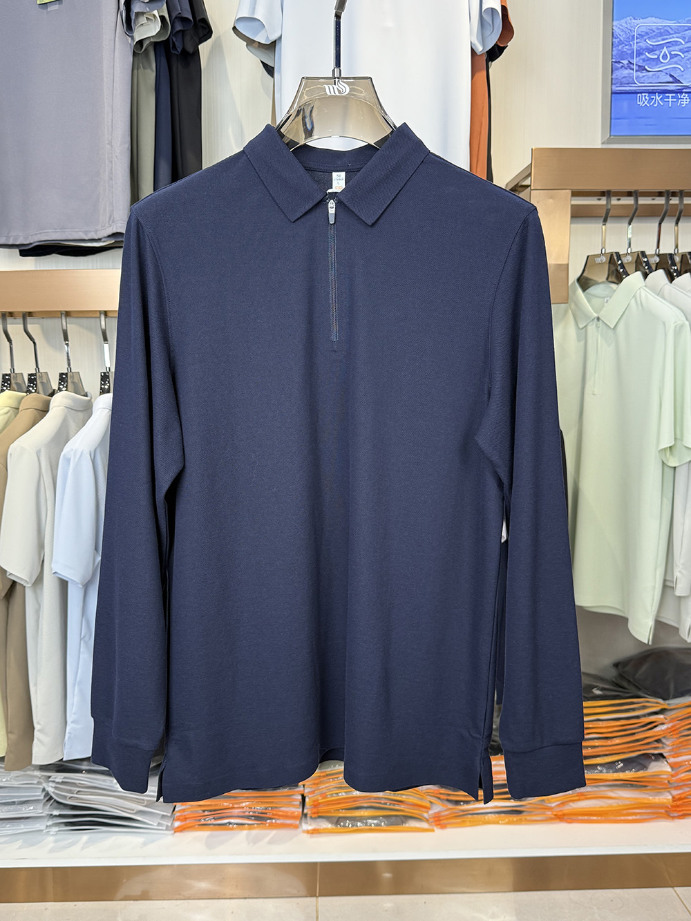 ML88807   73.5%Cotton  26.5%Polyester Polo shirt （少了浅卡其）