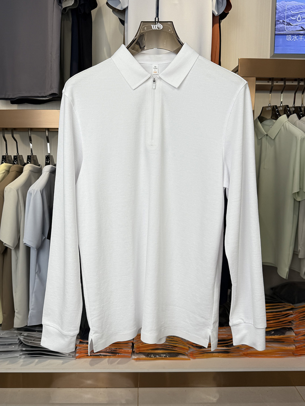 ML88807   73.5%Cotton  26.5%Polyester Polo shirt （少了浅卡其）