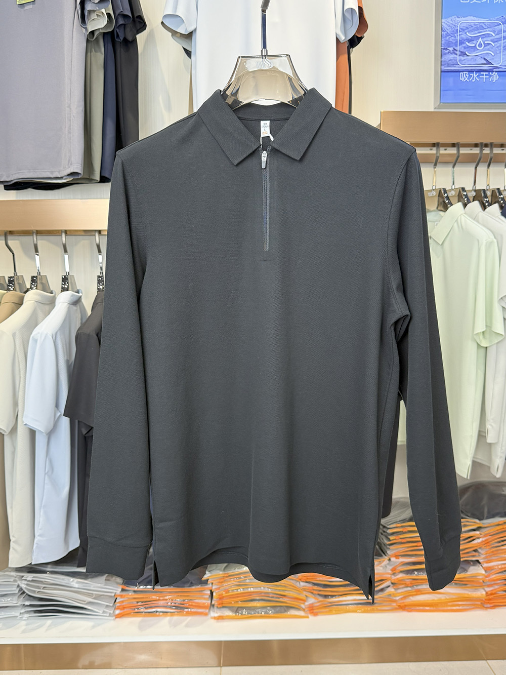 ML88807   73.5%Cotton  26.5%Polyester Polo shirt （少了浅卡其）