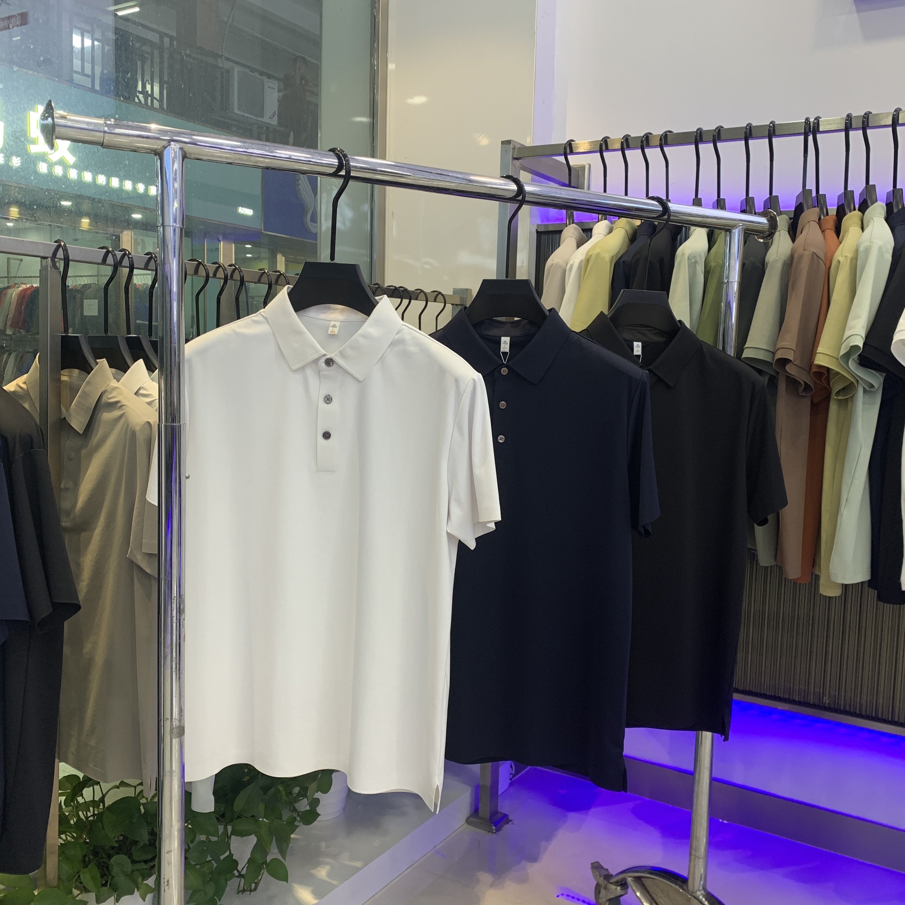 MX50359 220g weight 67.1%Nylon  22.0%Cotton 10.9%Spandex  Polo shirt