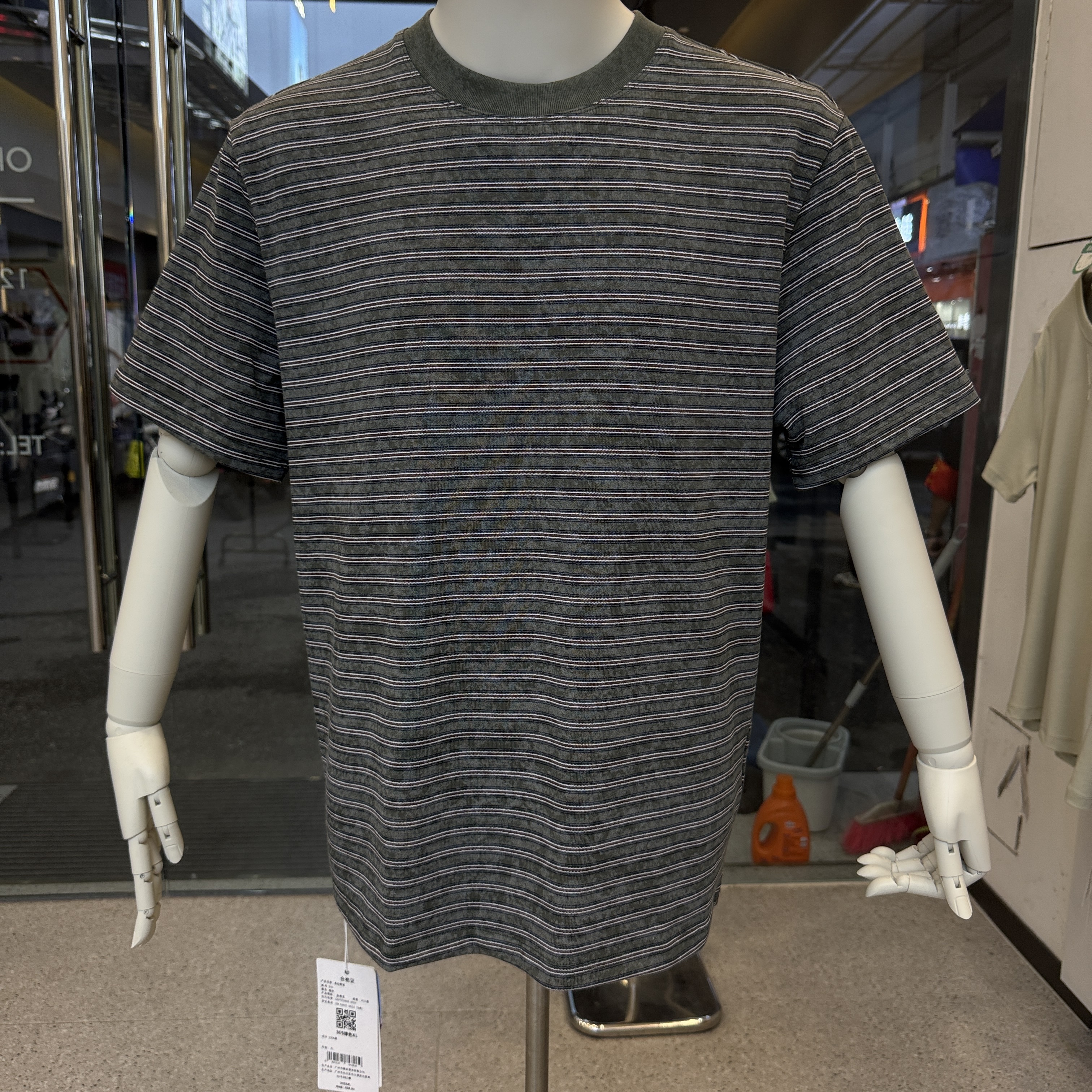 SF305 100% cotton 320grams Round neck  short-sleeved T-shirt