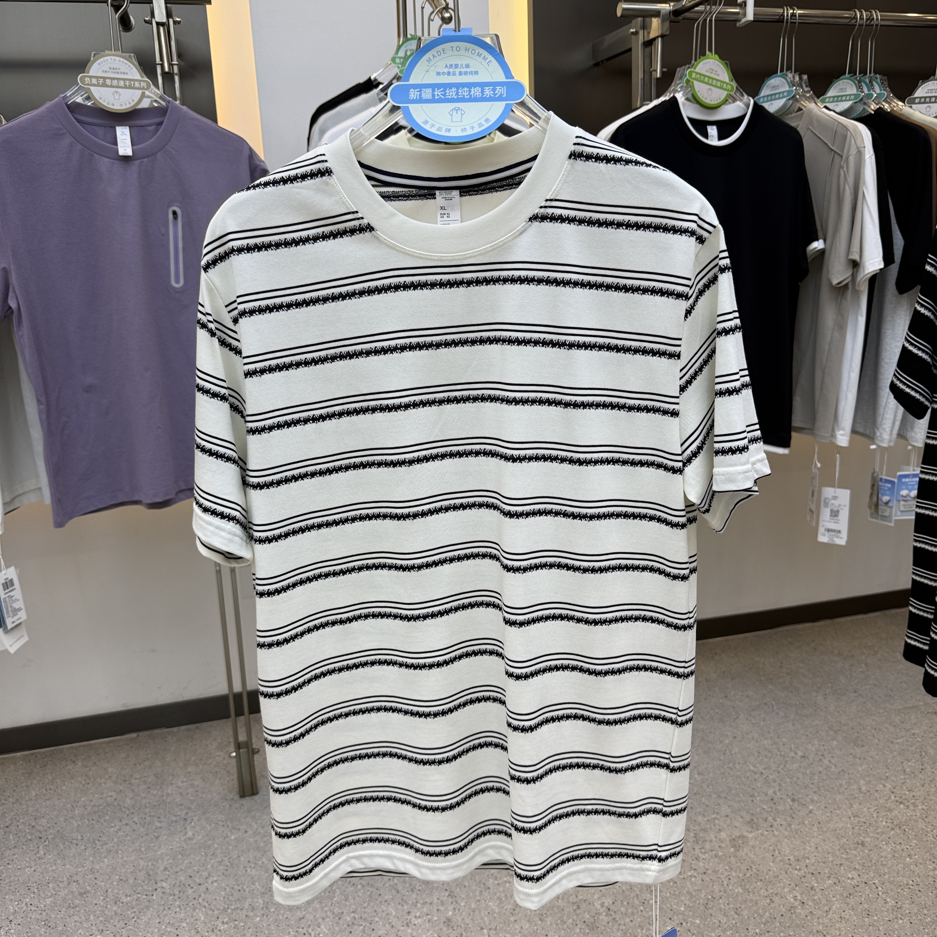 SF306 62.7% cotton 37.3% polyester 210 grams Round neck short-sleeved T-shirt