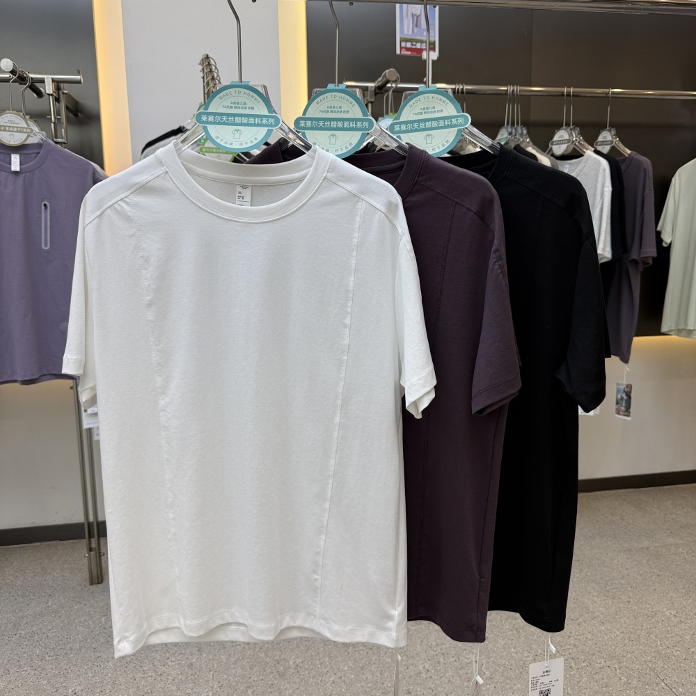 SF19695 50% Cotton 29% Polyester 15% Lyocell 6% Spandex Short-Sleeved T-Shirt