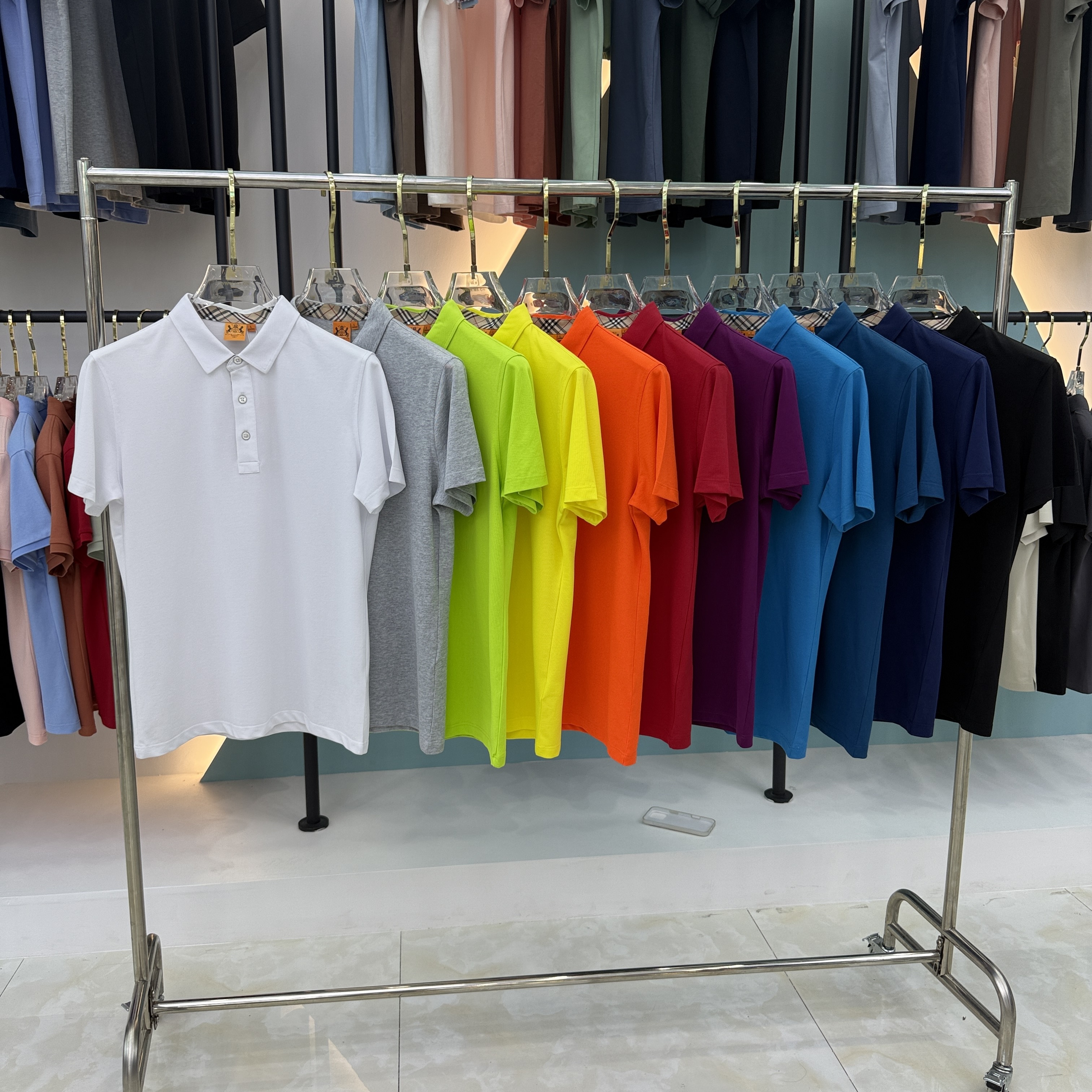 SD 1868 80% Cotton 20% Mulberry Silk Fiber 1868 Polo Shirt
