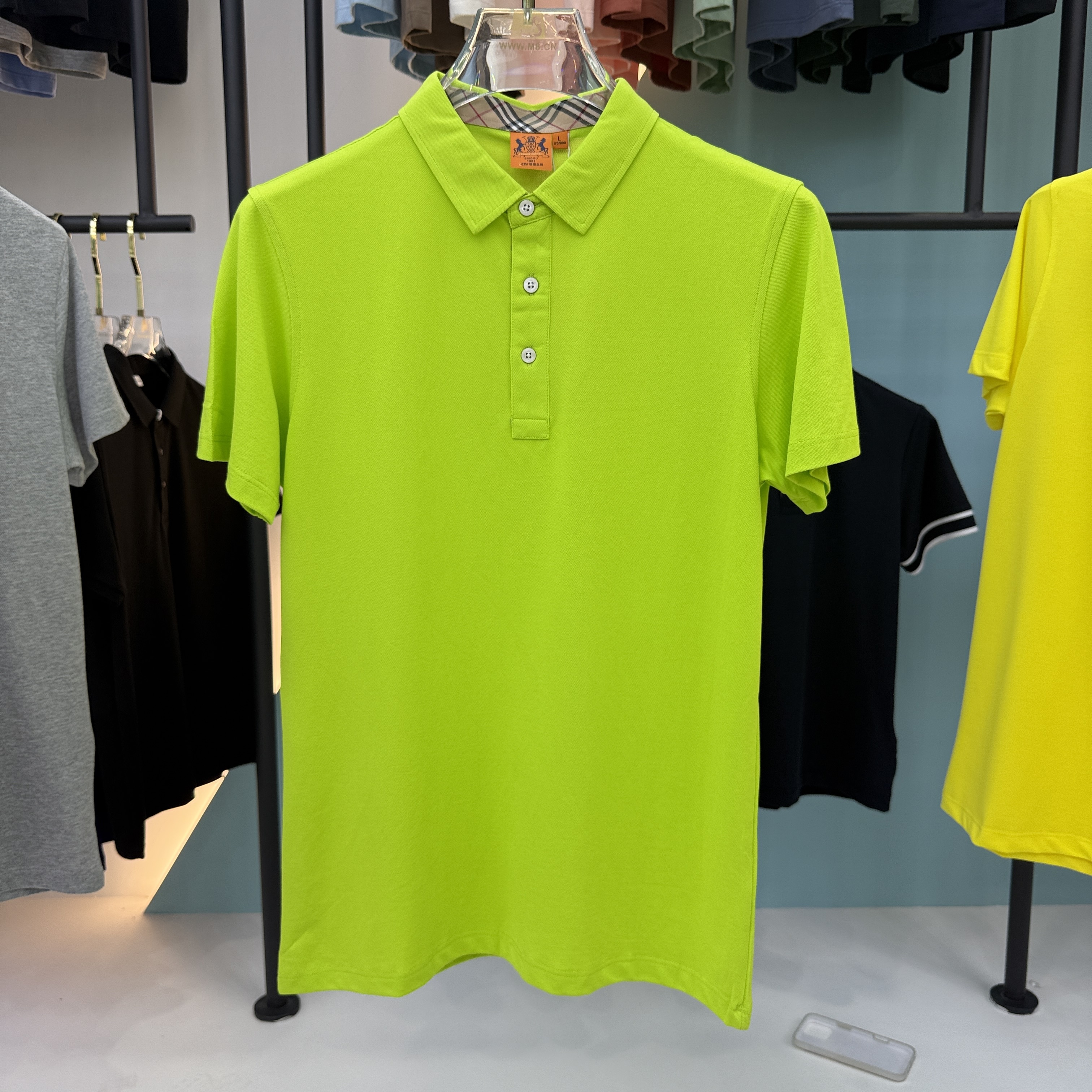SD 1868 80% Cotton 20% Mulberry Silk Fiber 1868 Polo Shirt