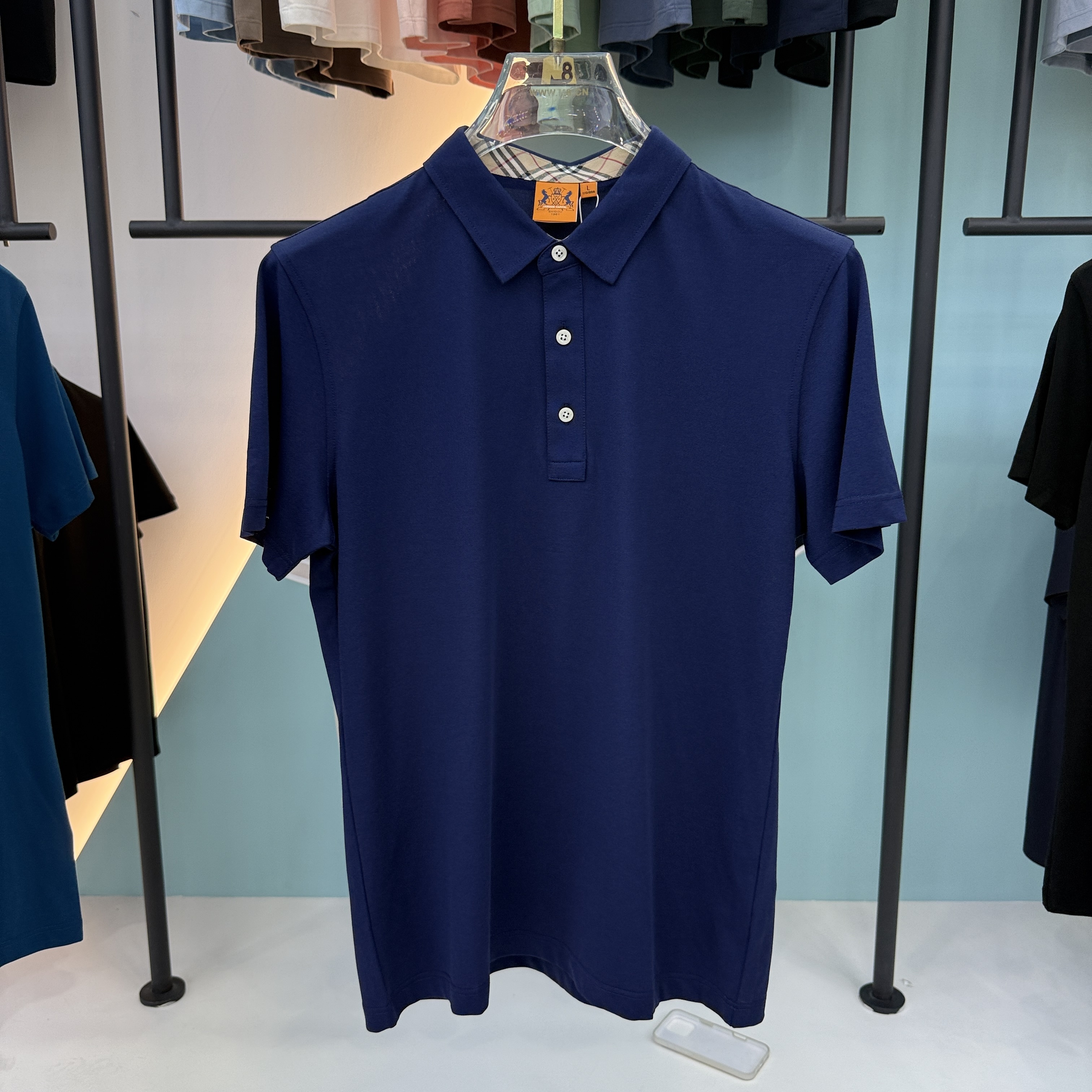 SD 1868 80% Cotton 20% Mulberry Silk Fiber 1868 Polo Shirt