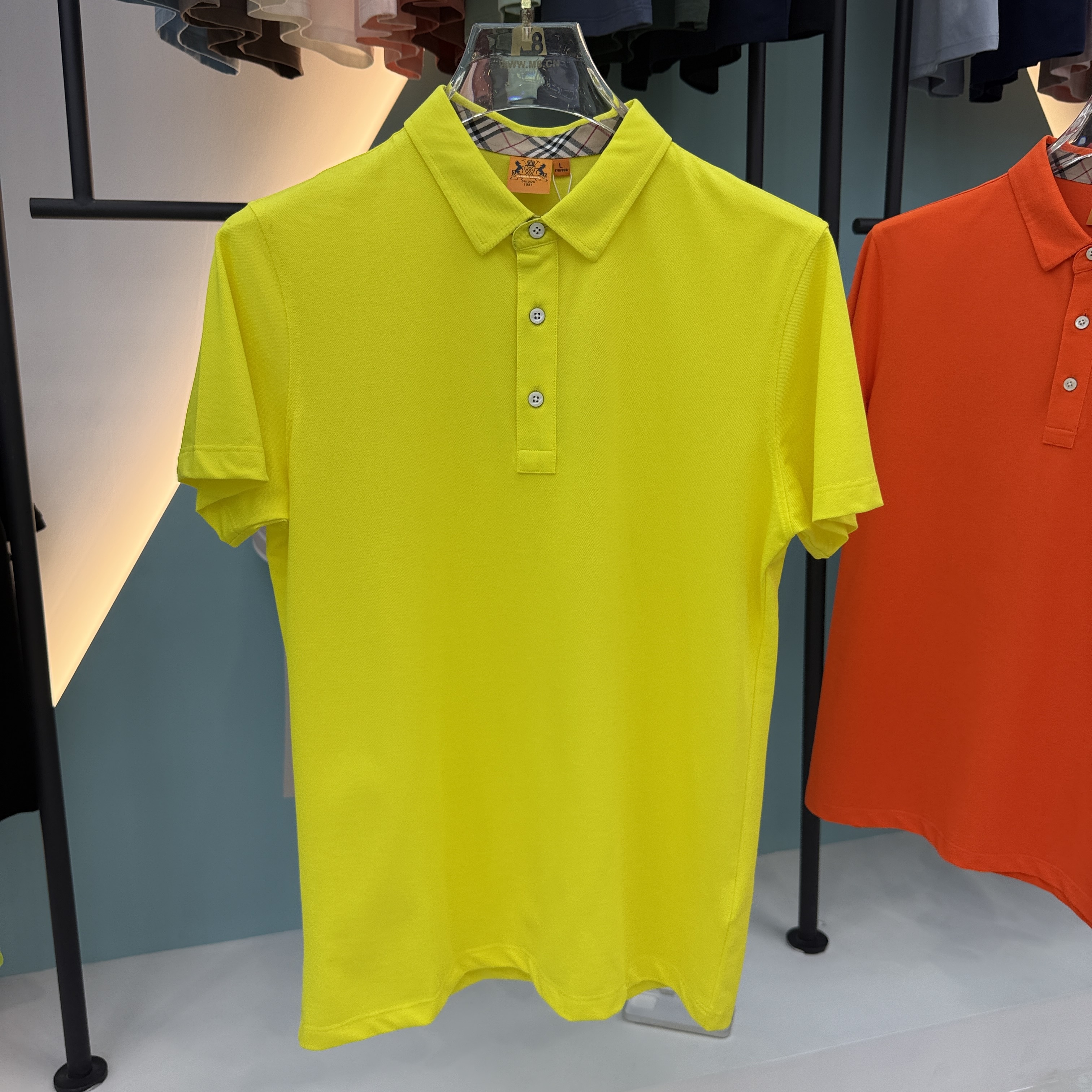 SD 1868 80% Cotton 20% Mulberry Silk Fiber 1868 Polo Shirt