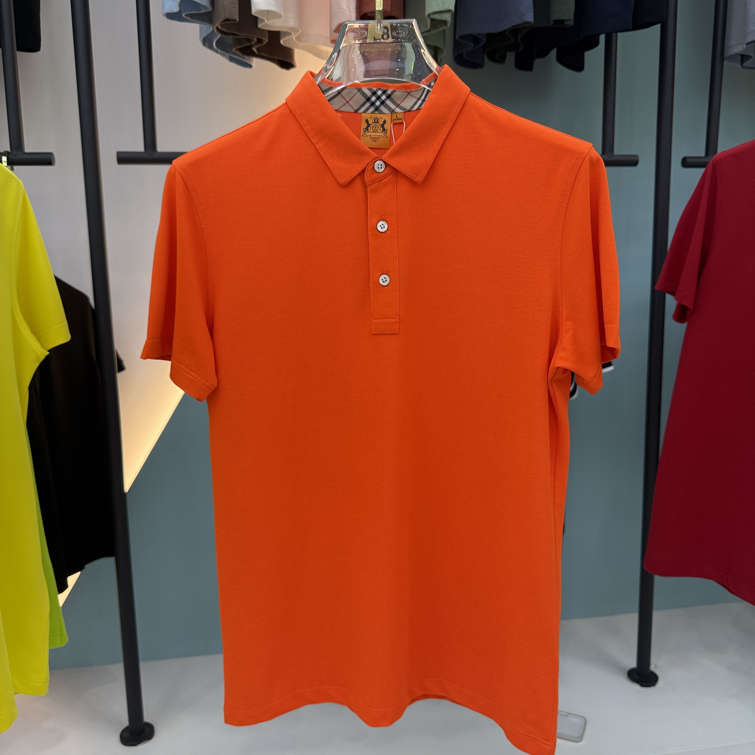 SD 1868 80% Cotton 20% Mulberry Silk Fiber 1868 Polo Shirt