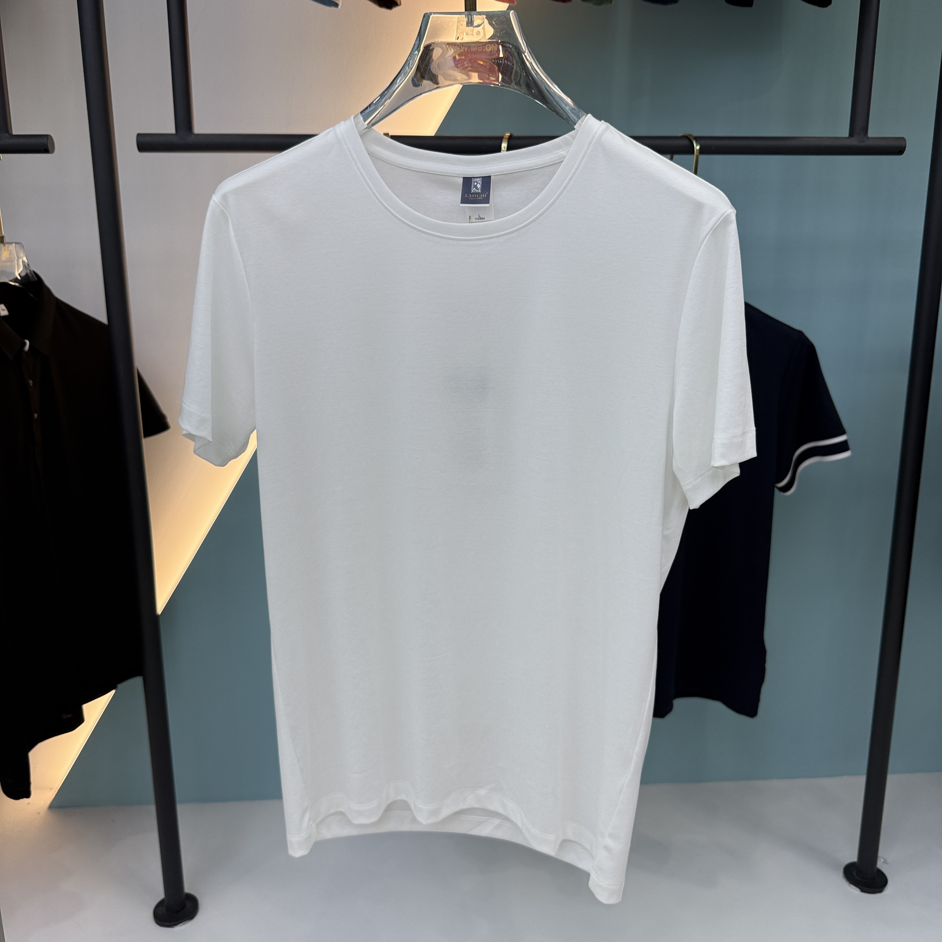 SD 21801 100% Liquid Ammonia Cotton Short Sleeve Polo Shirt