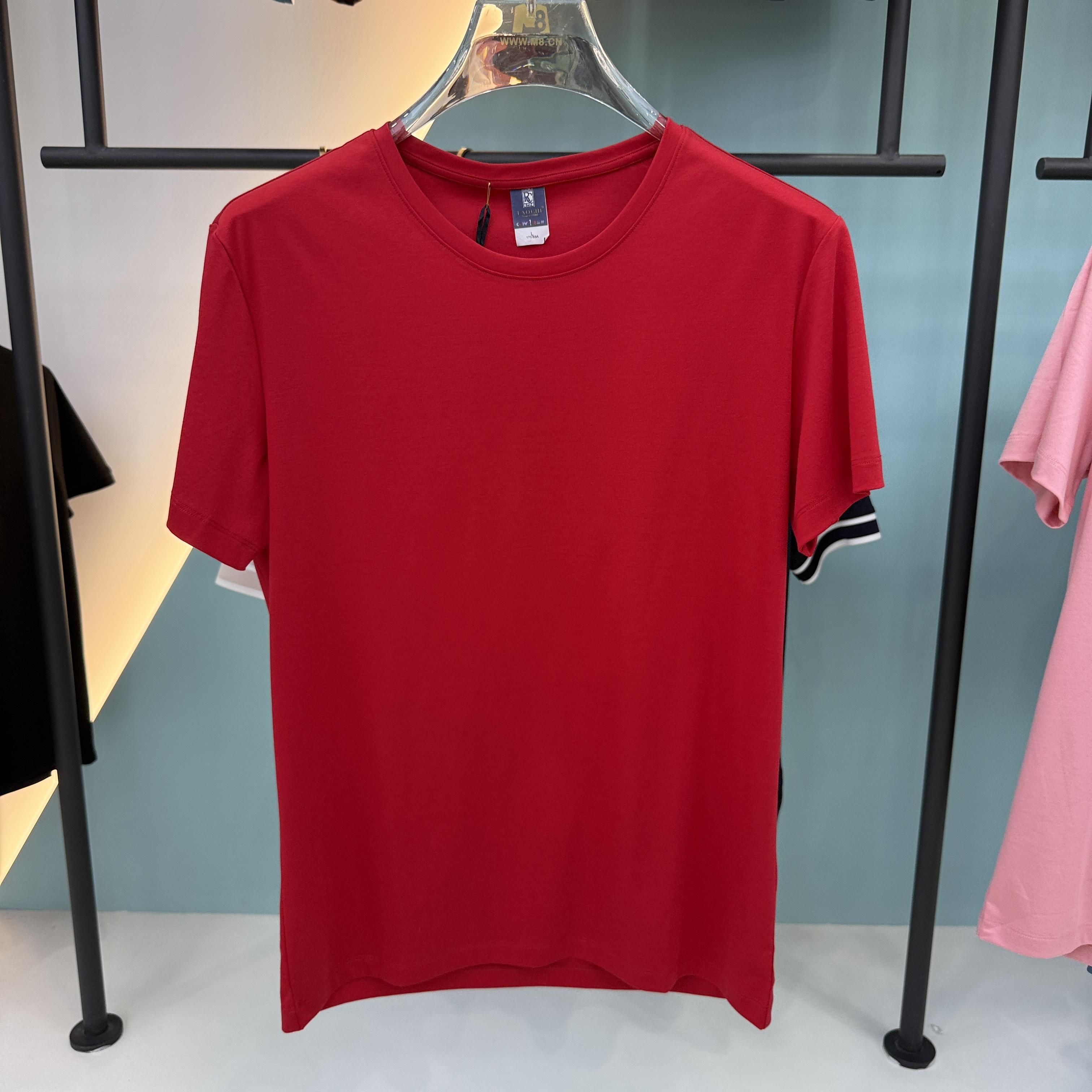 SD 21801 100% Liquid Ammonia Cotton Short Sleeve Polo Shirt
