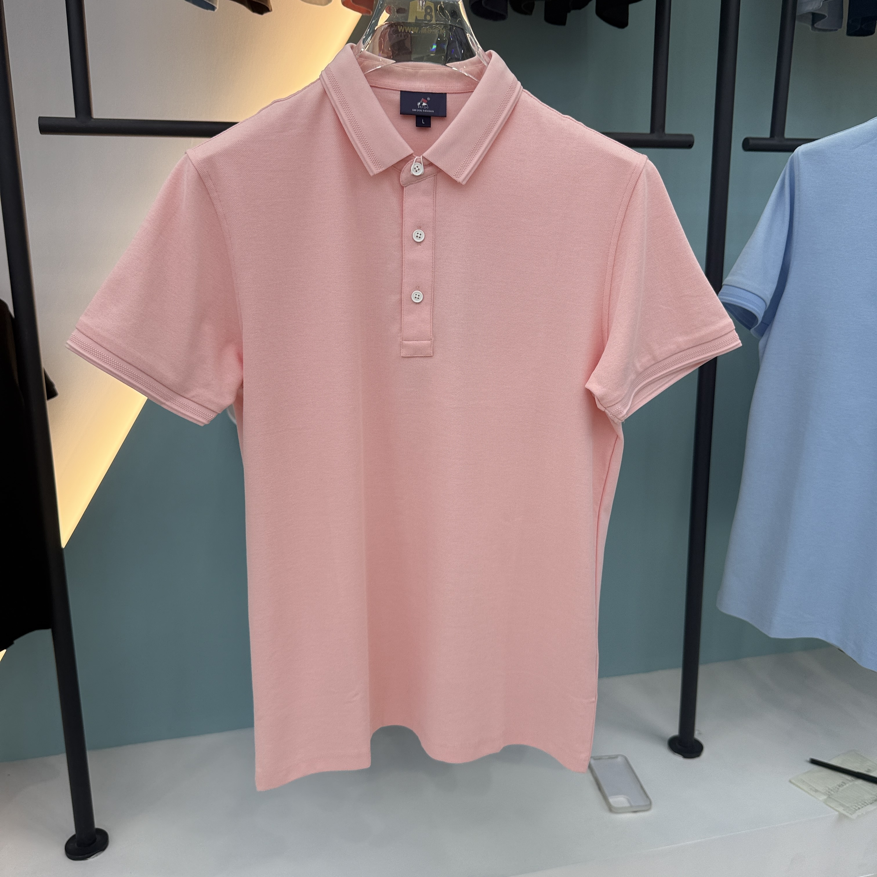 SD 33601 62% Cotton 38% Fiber Short Sleeve Polo Shirt