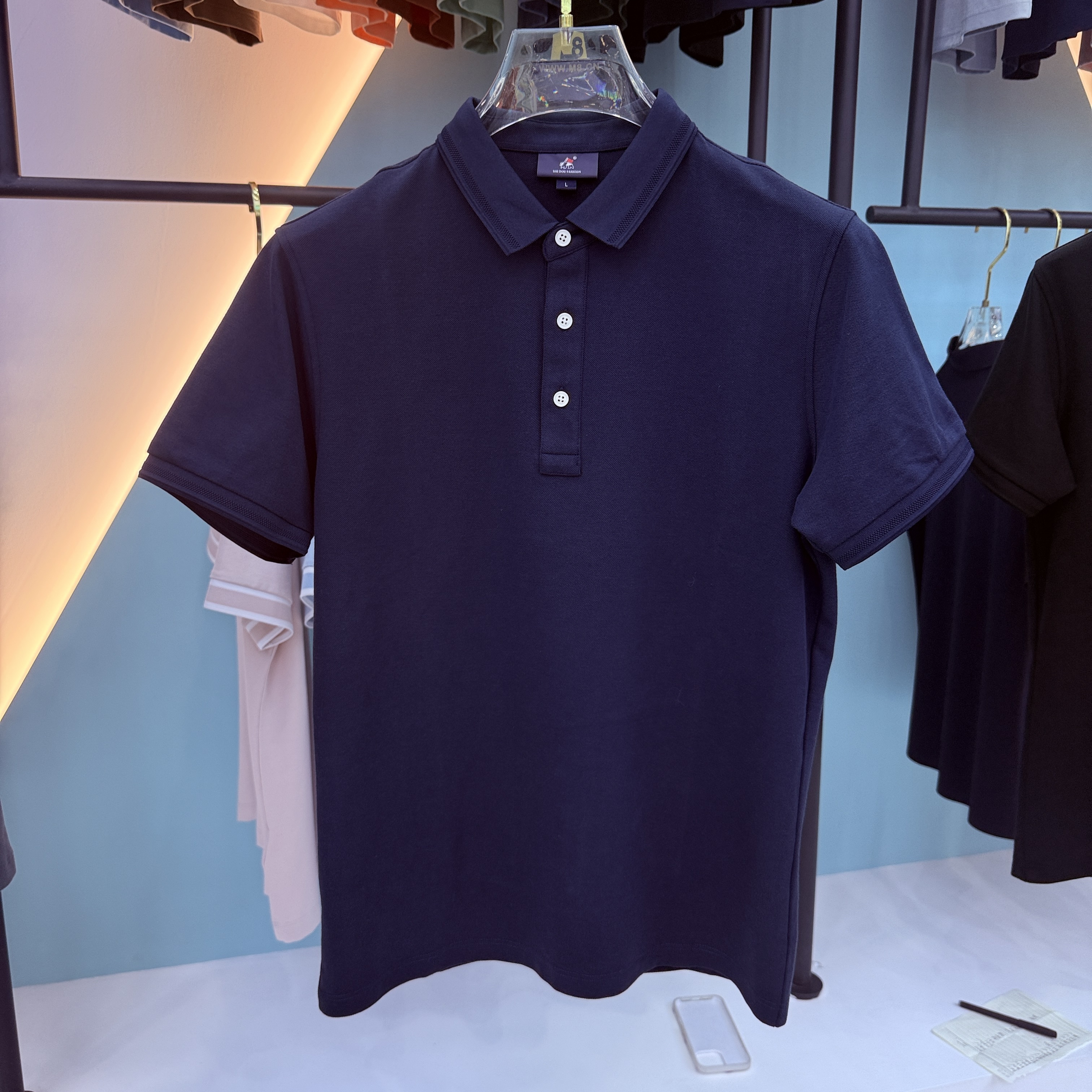 SD 33601 62% Cotton 38% Fiber Short Sleeve Polo Shirt