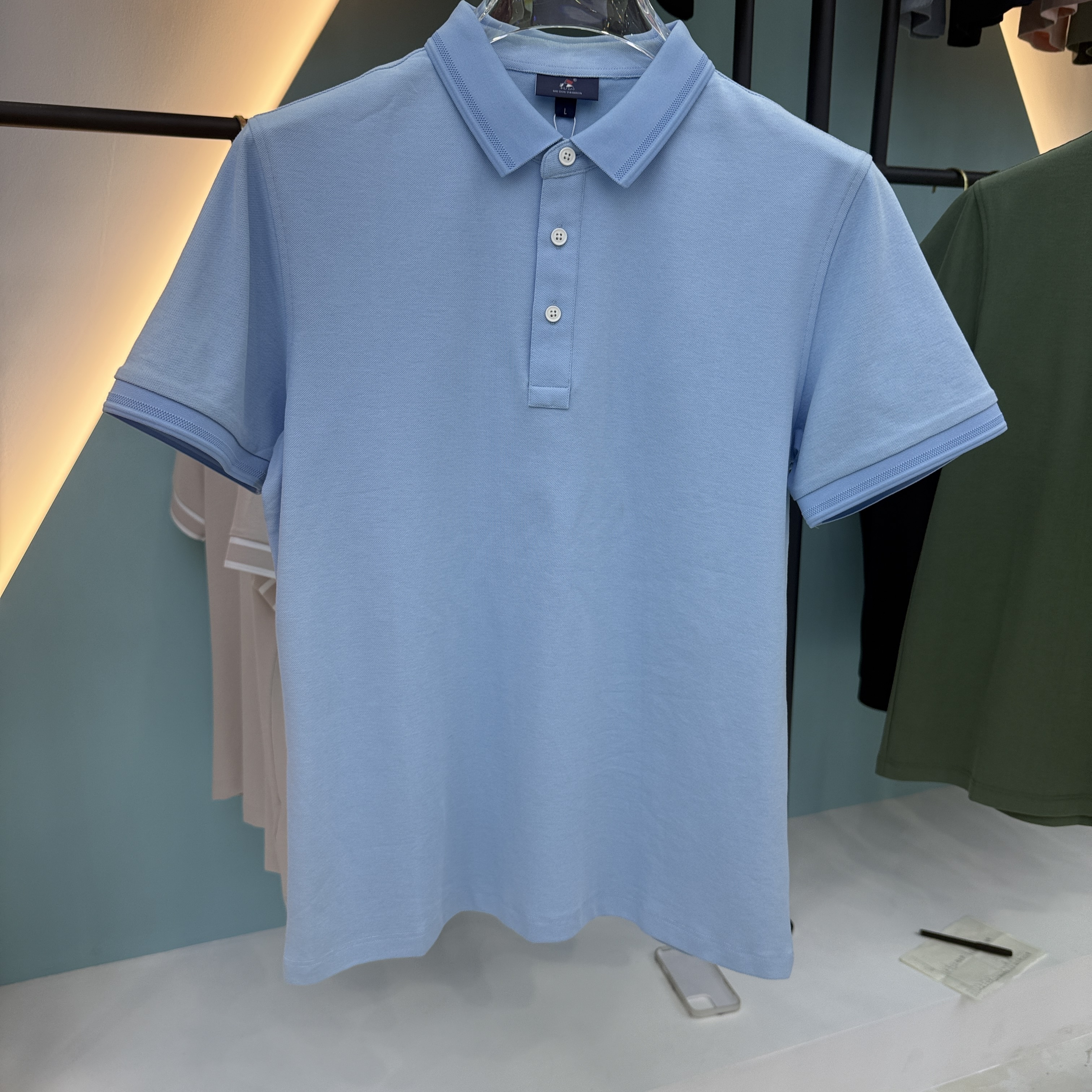 SD 33601 62% Cotton 38% Fiber Short Sleeve Polo Shirt