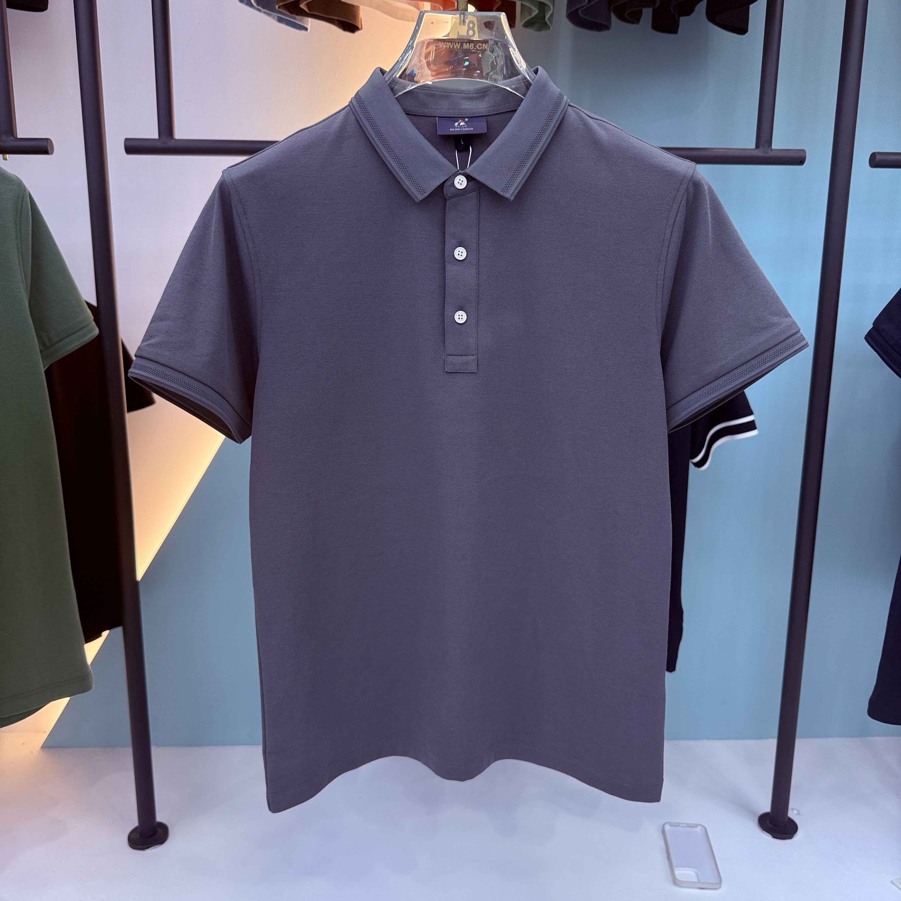 SD 33601 62% Cotton 38% Fiber Short Sleeve Polo Shirt