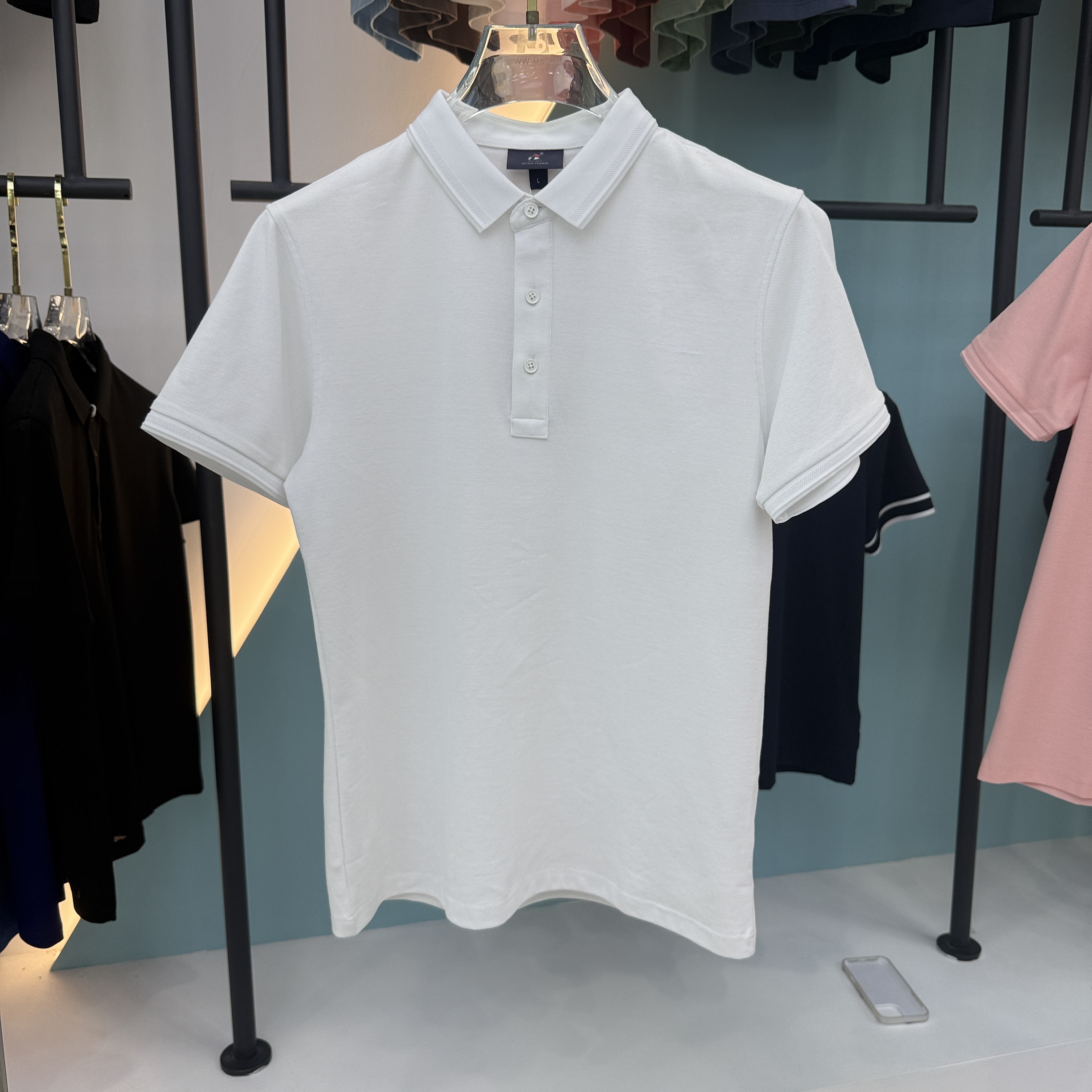 SD 33601 62% Cotton 38% Fiber Short Sleeve Polo Shirt