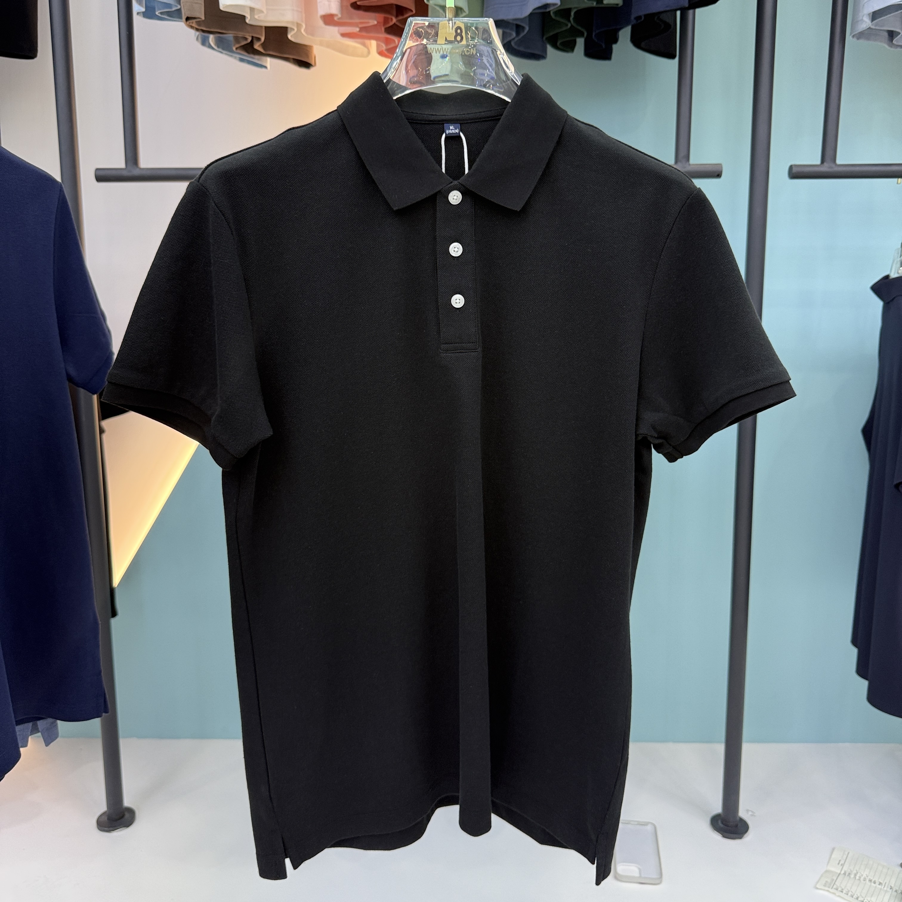 SD 33701 76% Cotton 24% Fiber Short Sleeve Polo Shirt