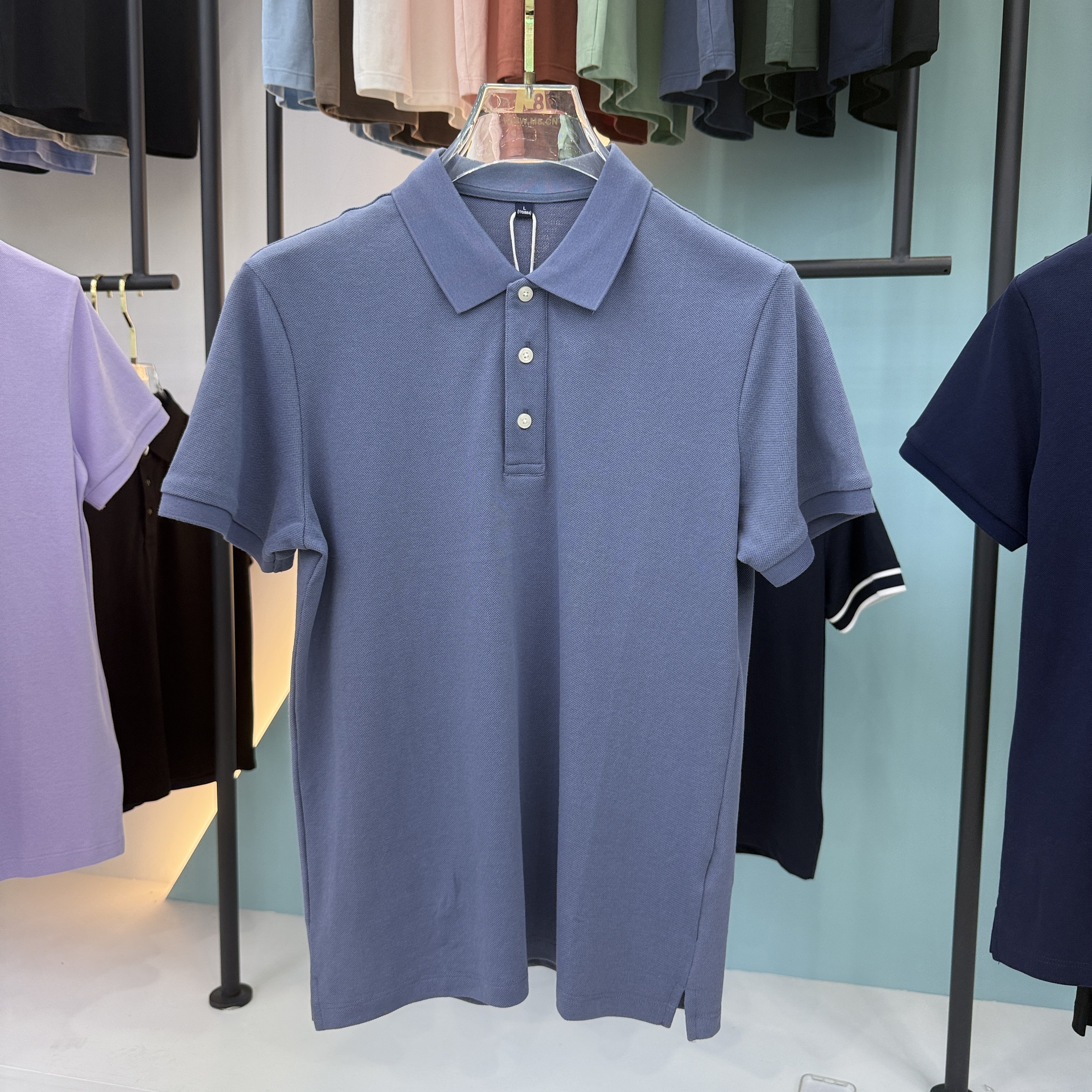 SD 33701 76% Cotton 24% Fiber Short Sleeve Polo Shirt