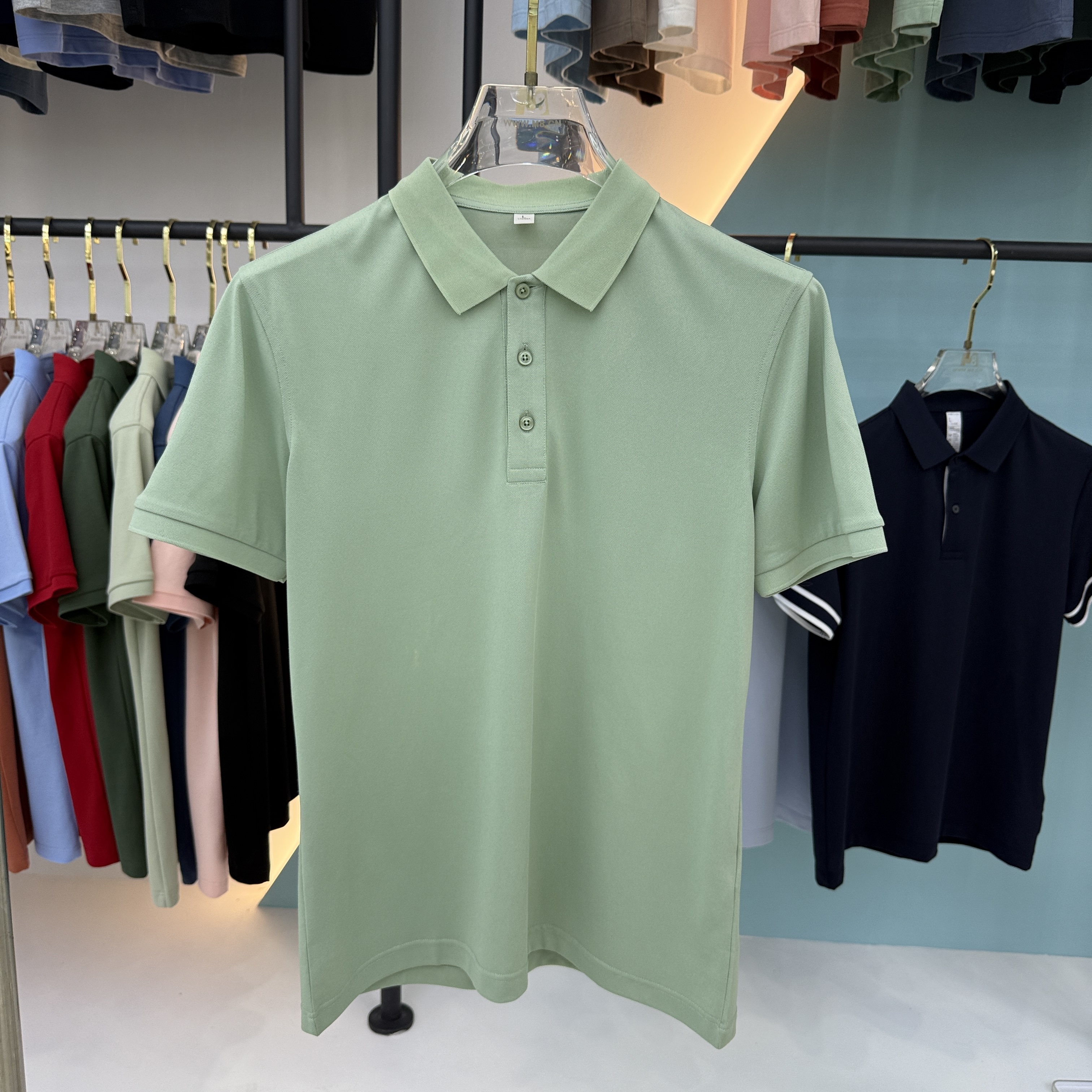 SD 501 100% Polyester Short Sleeve Polo Shirt