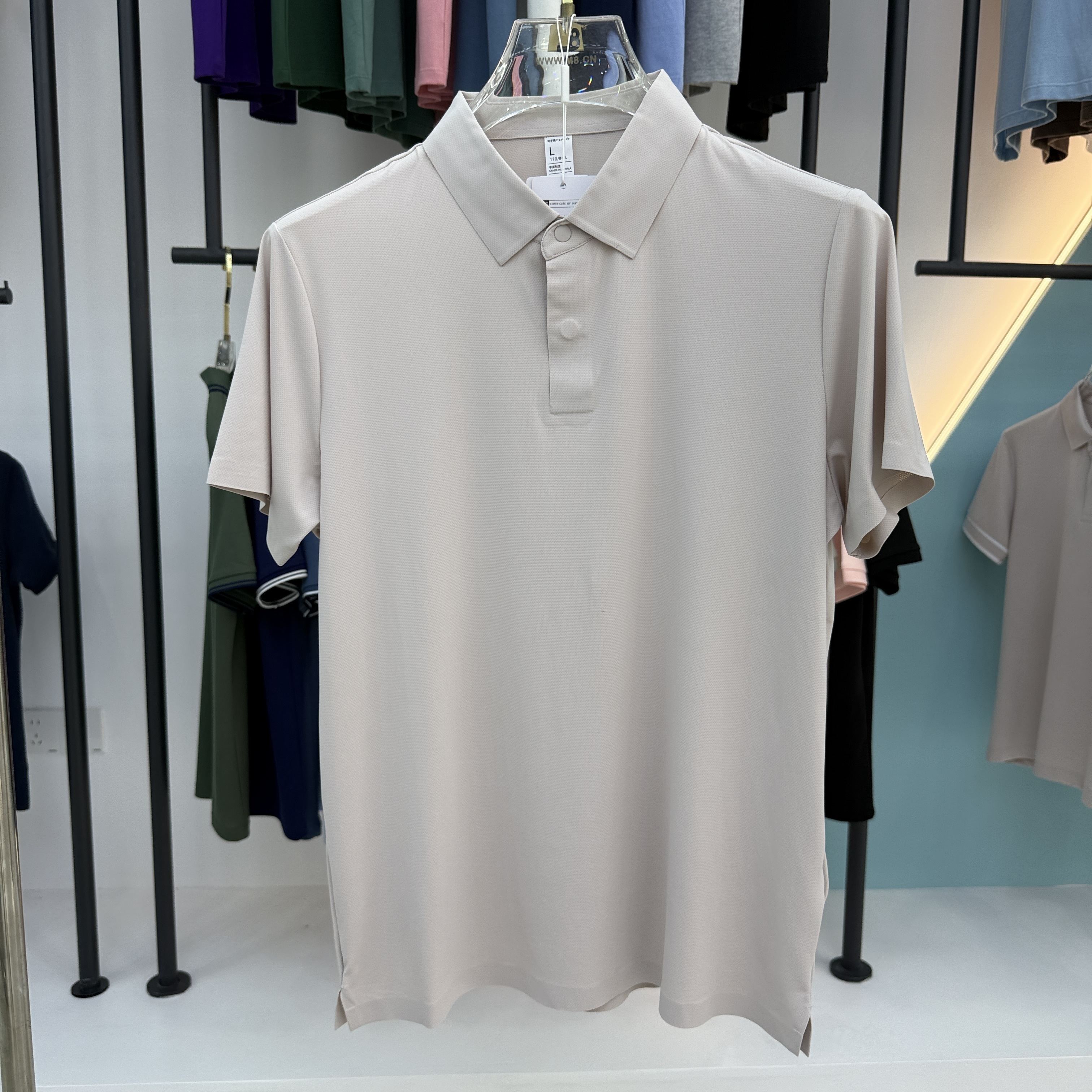 SD B05 90.5% Nylon 9.5% Spandex Short Sleeve Polo Shirt