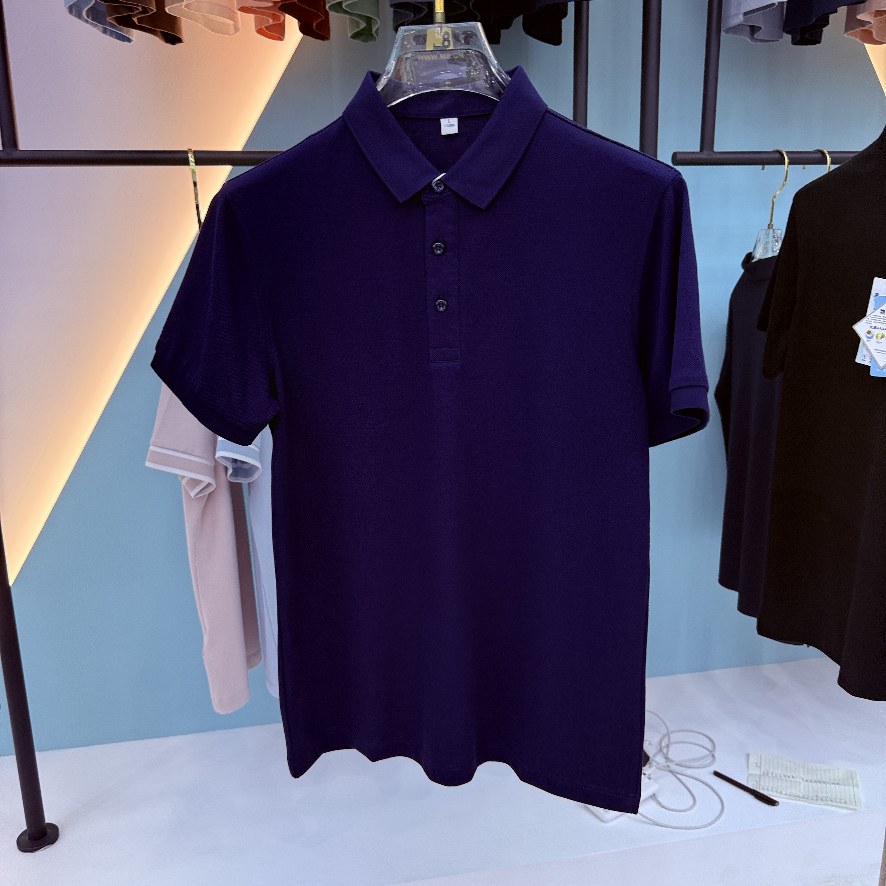 SD 55301 72.3% Cotton 27.7% Polyester Polo Shirt
