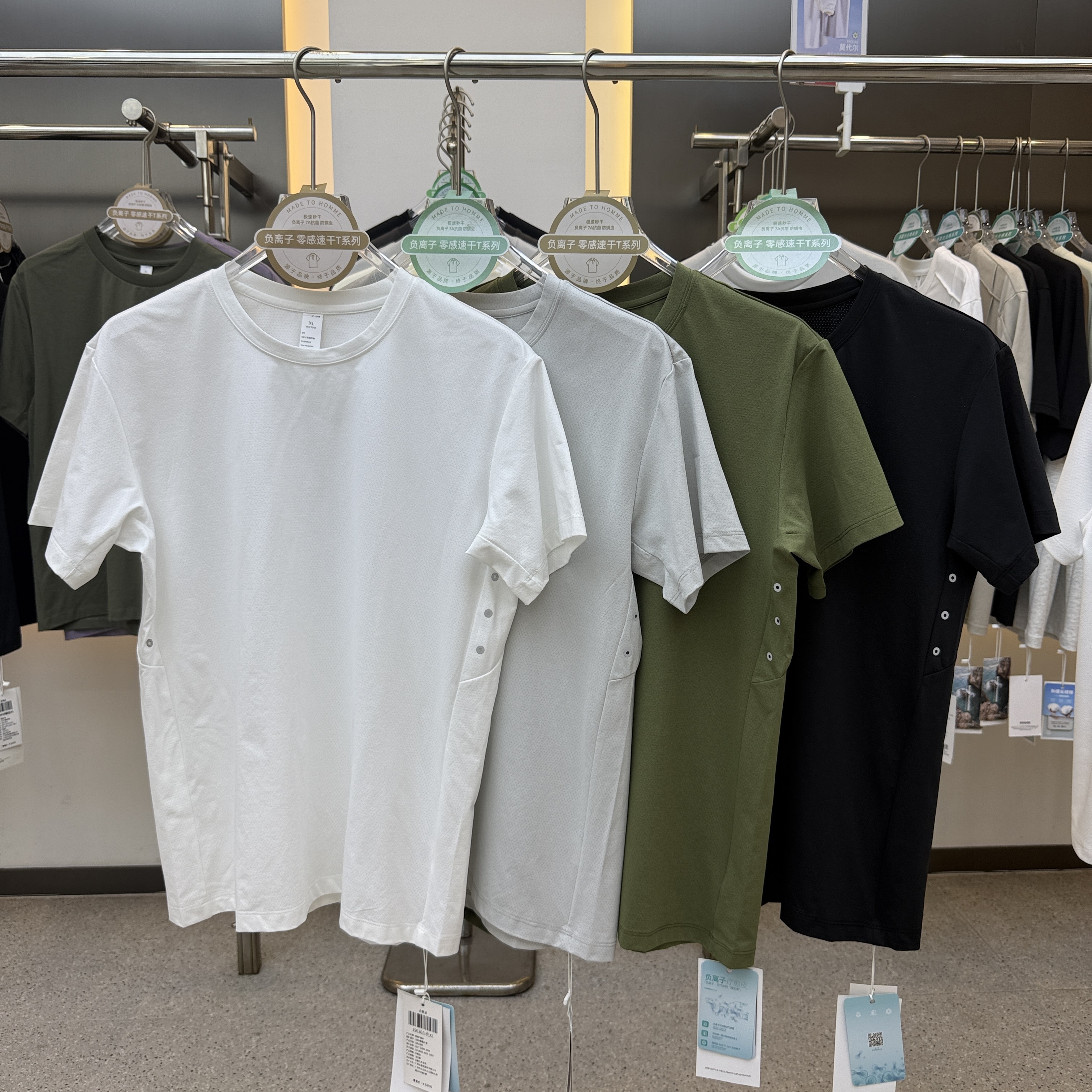 SF19636 100% Polyester Short-Sleeved T-Shirt