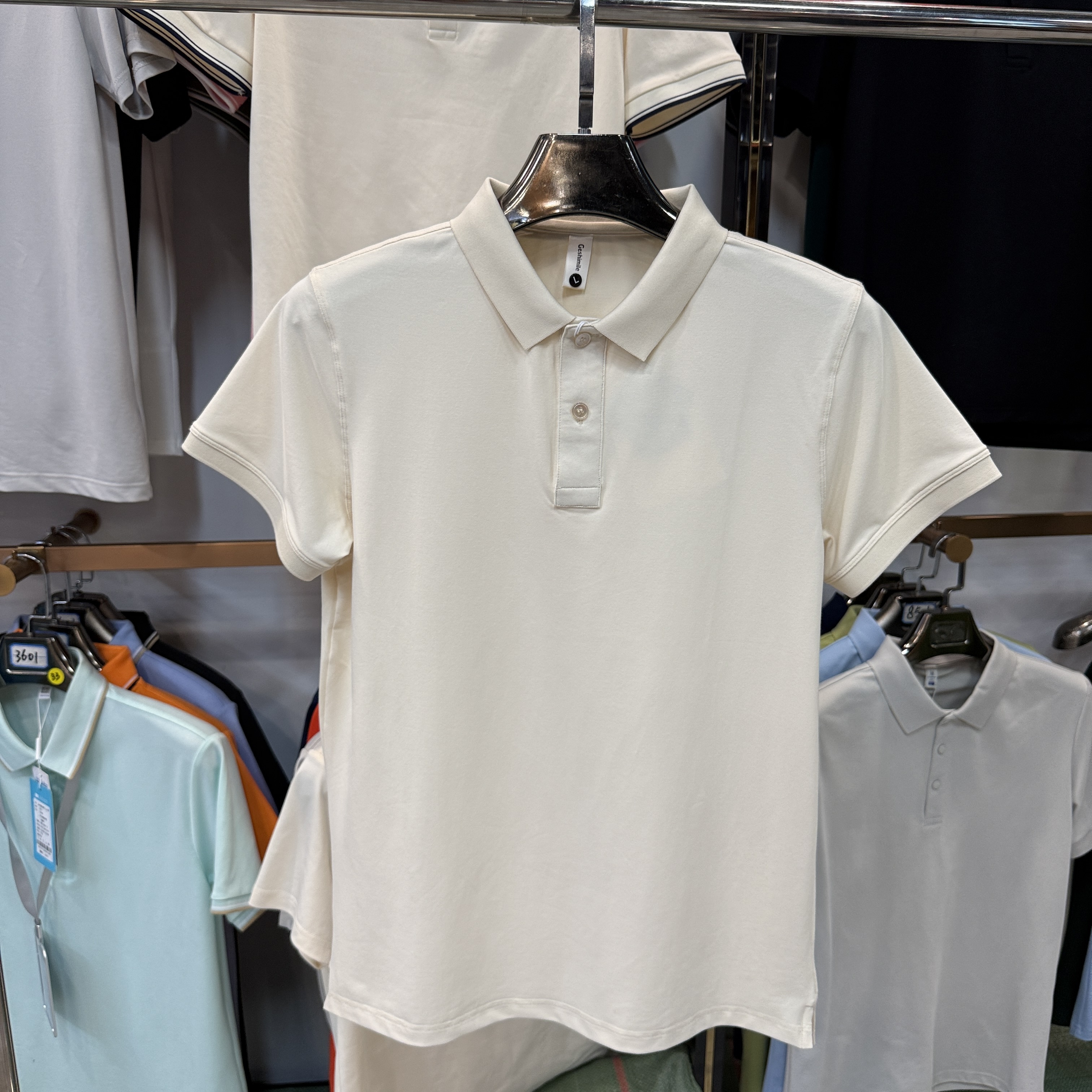 TS1110 48% Xinjiang Combed Cotton 47% Matte Polyester 5% Spandex Short-Sleeved Polo Shirt