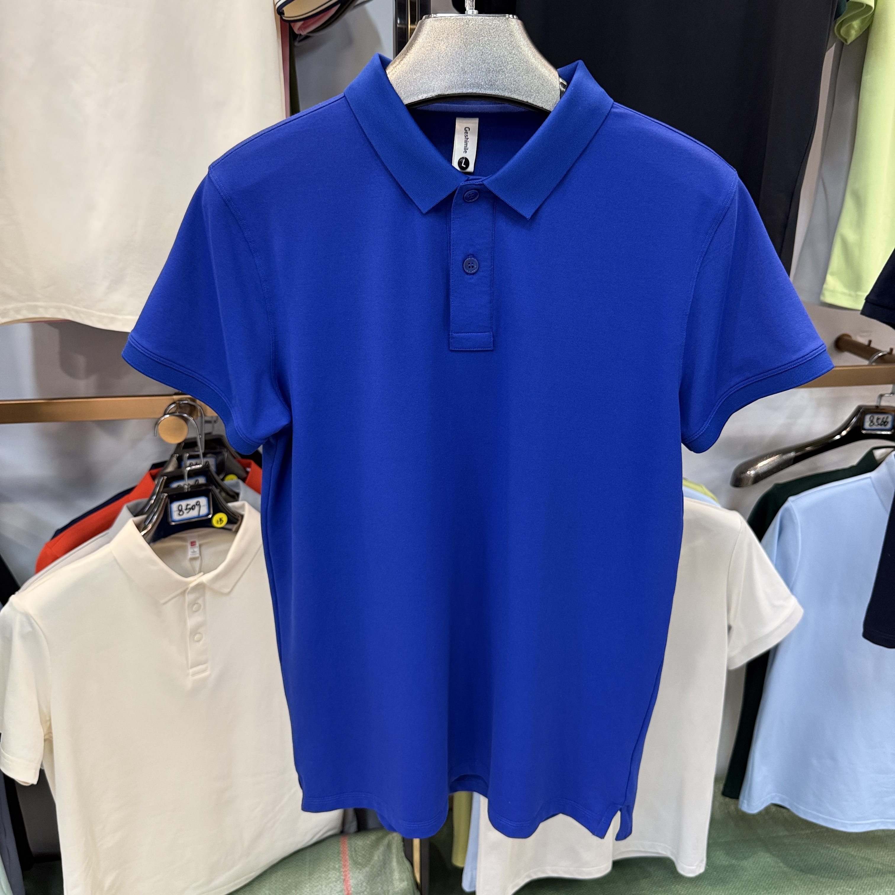 TS1110 48% Xinjiang Combed Cotton 47% Matte Polyester 5% Spandex Short-Sleeved Polo Shirt