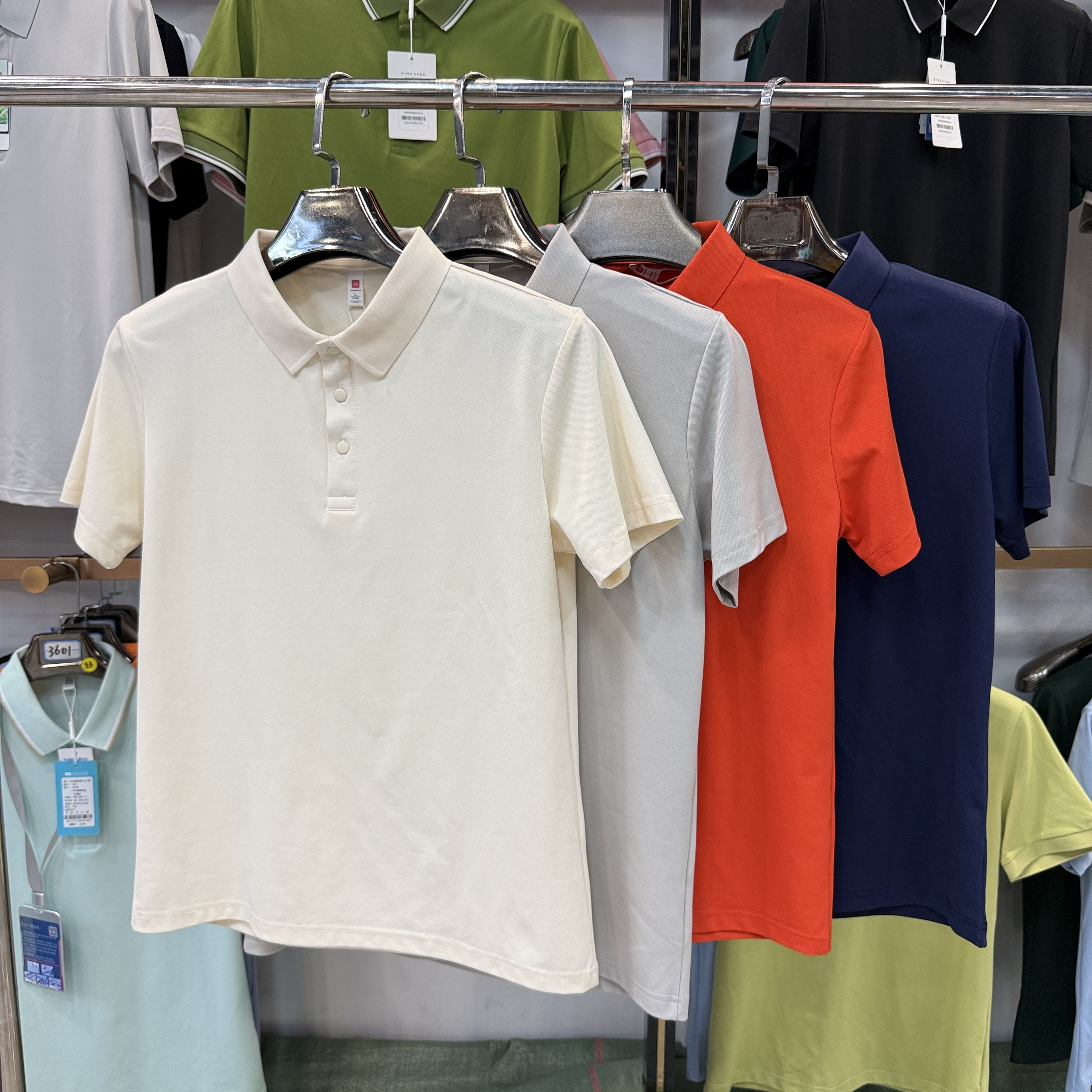 TS8509 100% Polyester Short-Sleeved Polo Shirt