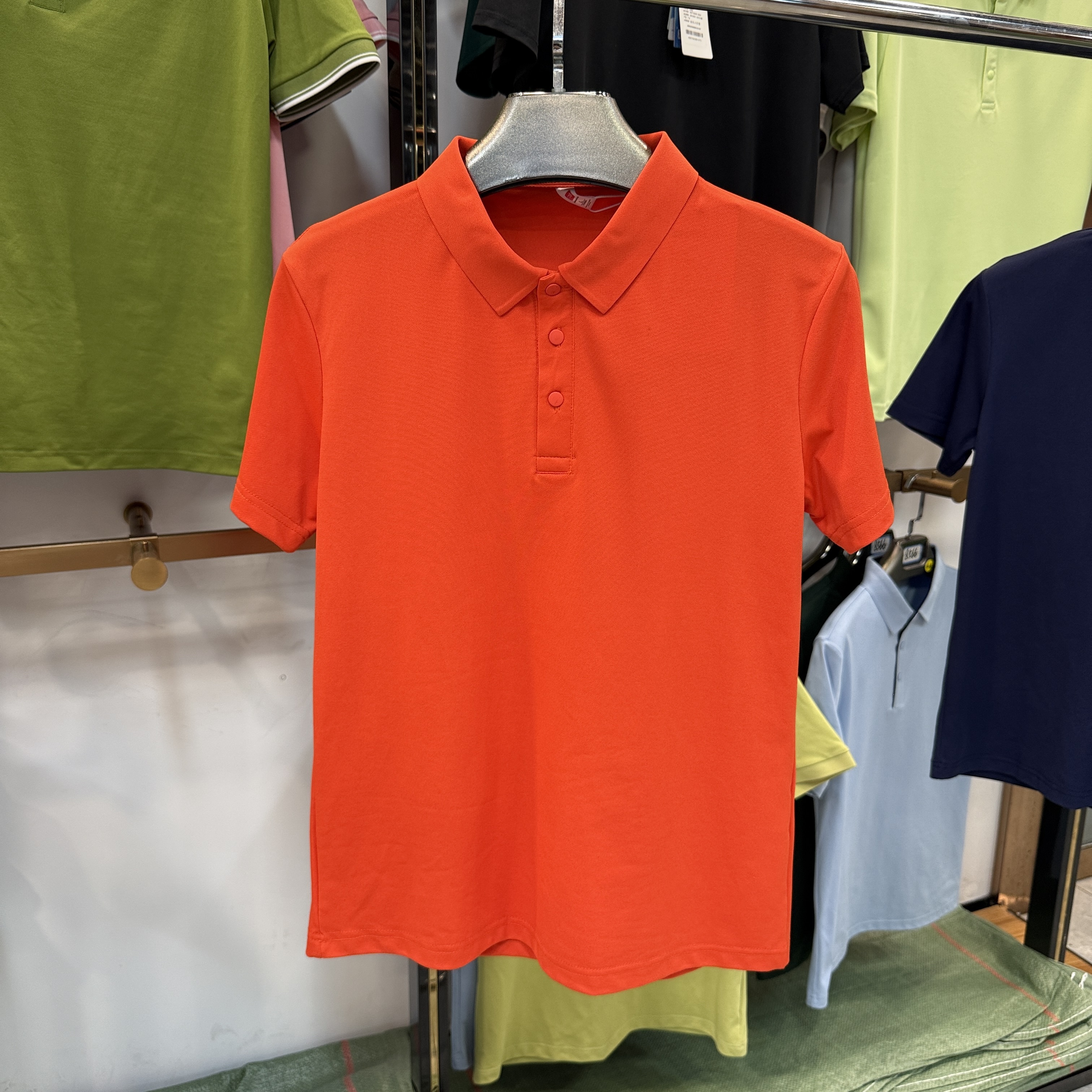 TS8509 100% Polyester Short-Sleeved Polo Shirt