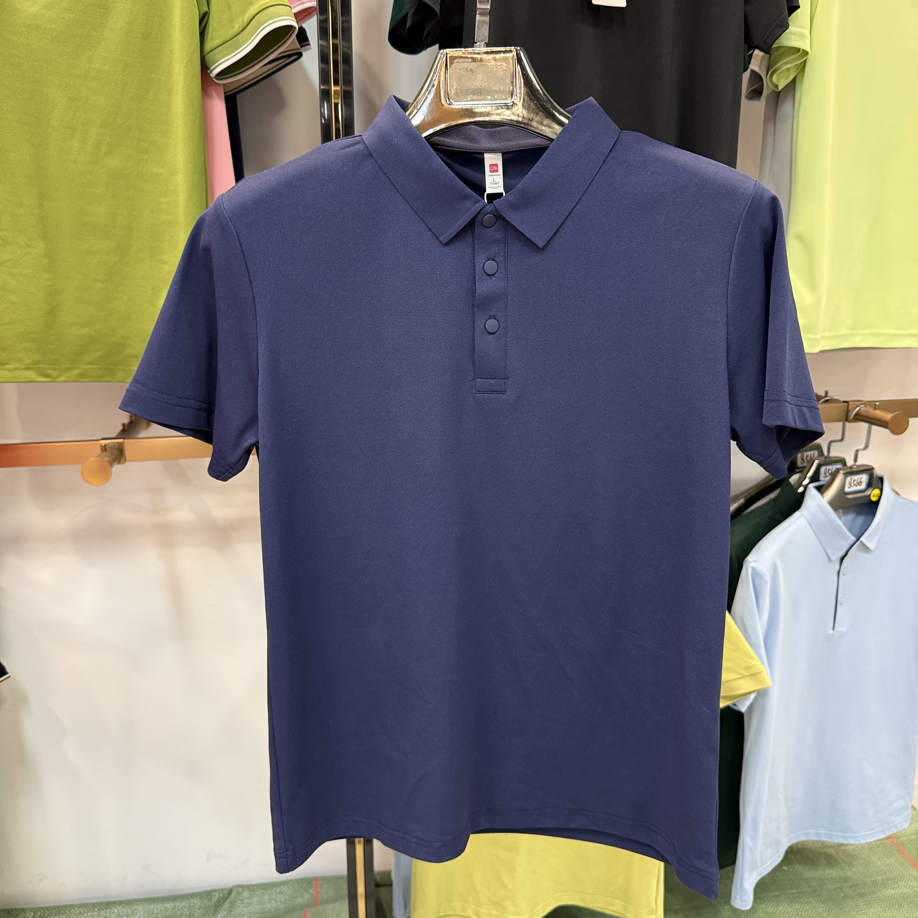 TS8509 100% Polyester Short-Sleeved Polo Shirt